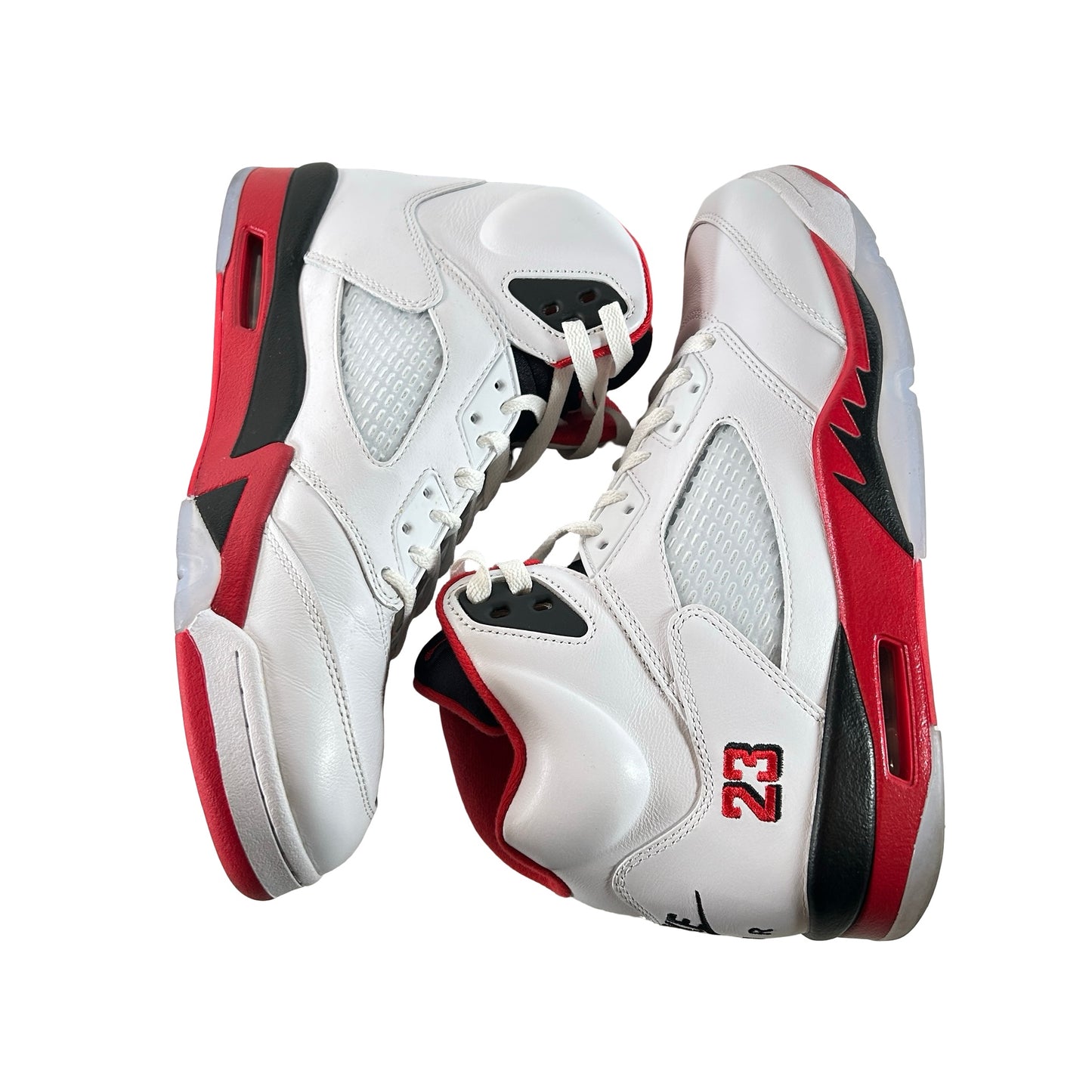 HQ7978 101 Jordan 5 Retro Fire Red Black Tongue (2025) [USED] - 11.5 M (Used2)