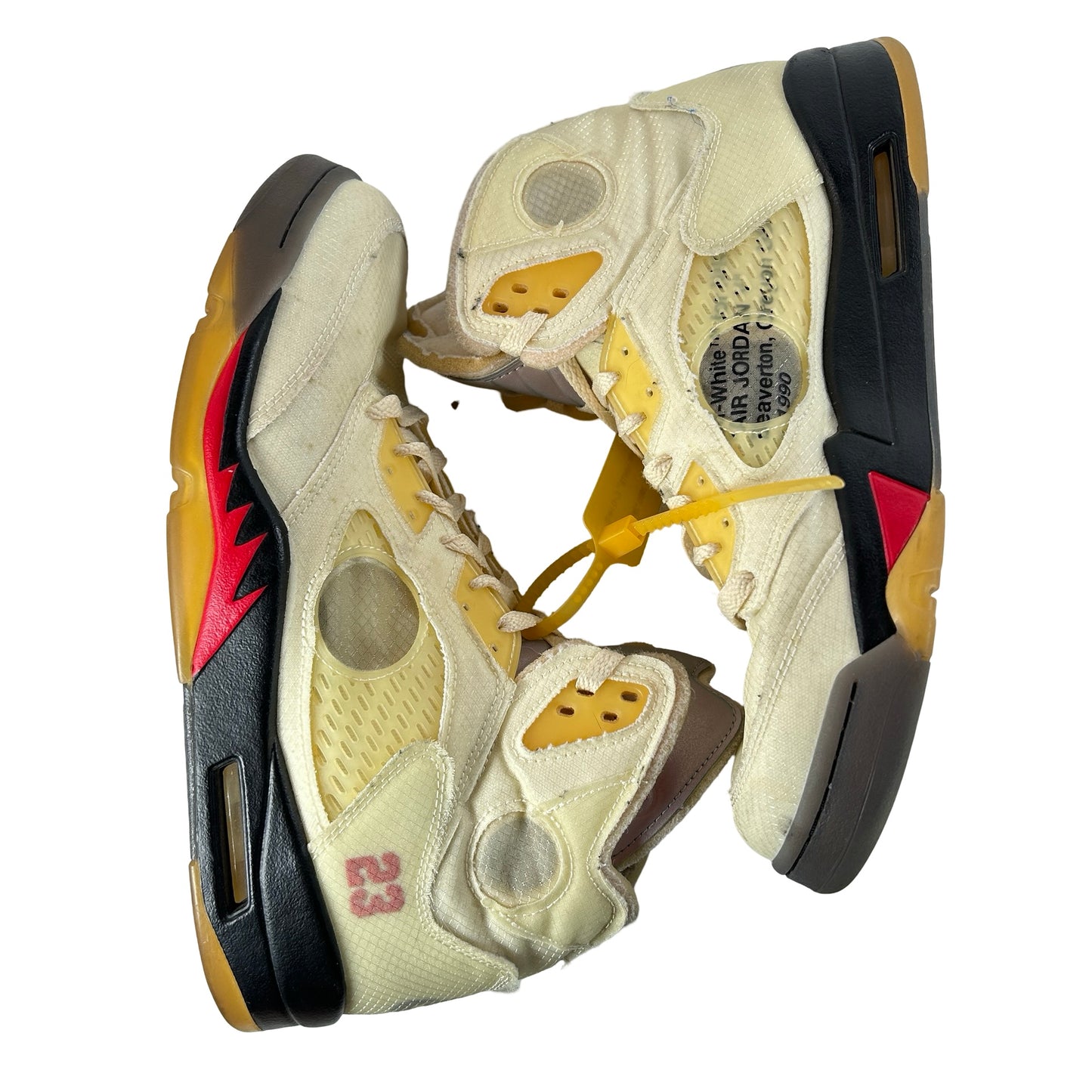 DH8565 100 Jordan 5 Off-White Sail [USED] - 12 M (Used4)