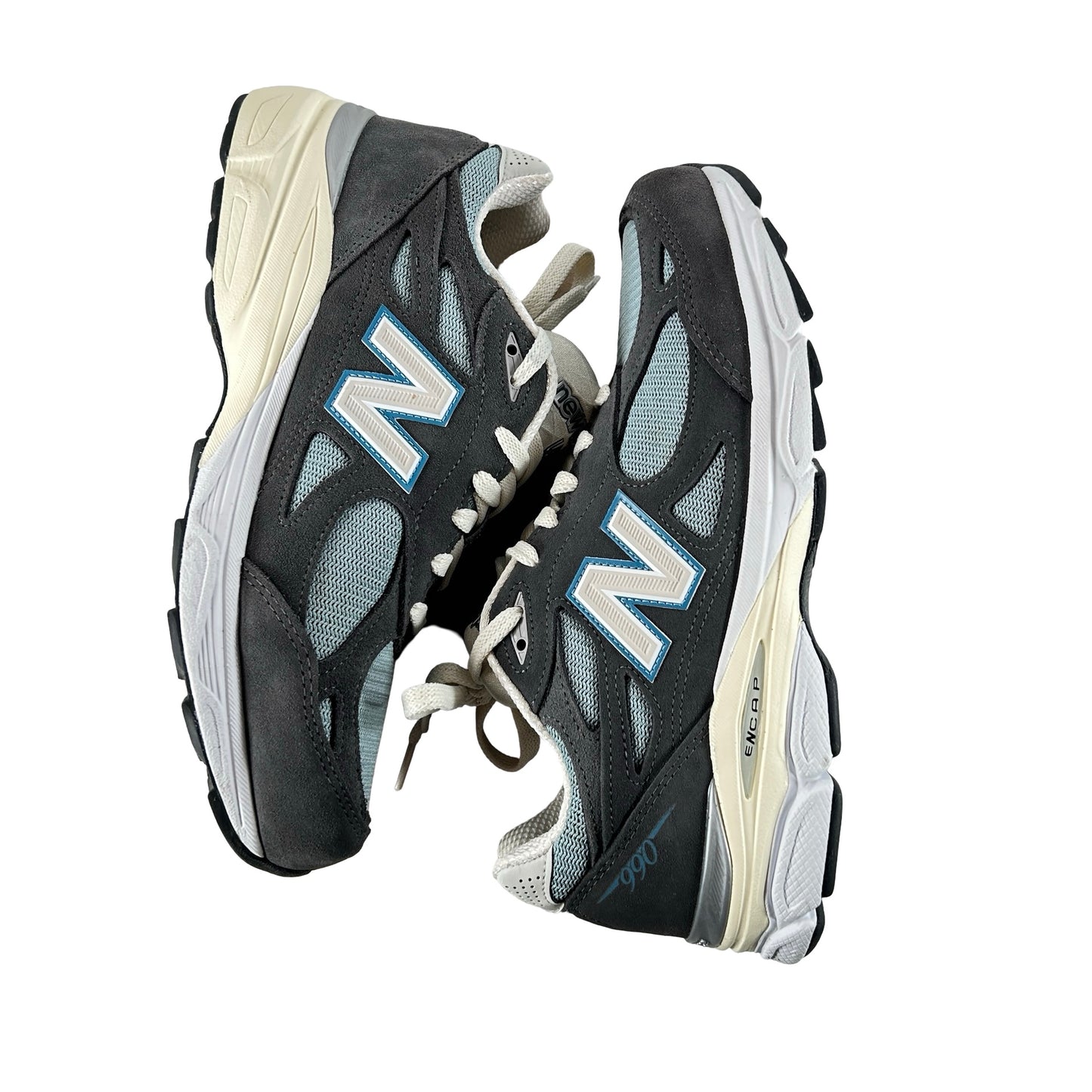 M990KS3 New Balance 990v3 MiUSA Kith Steel Blue [USED] - 9 M (Used)
