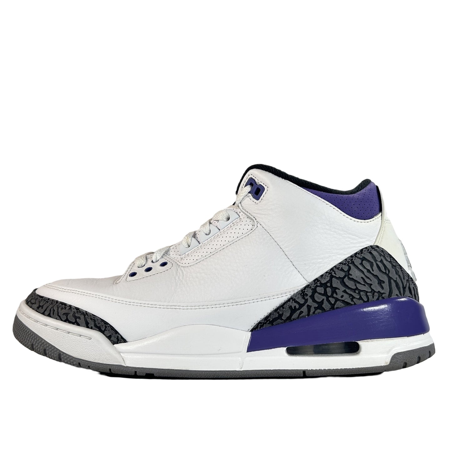 CT8532 105 Jordan 3 Retro Dark Iris [USED] - 10.5 M (Used)
