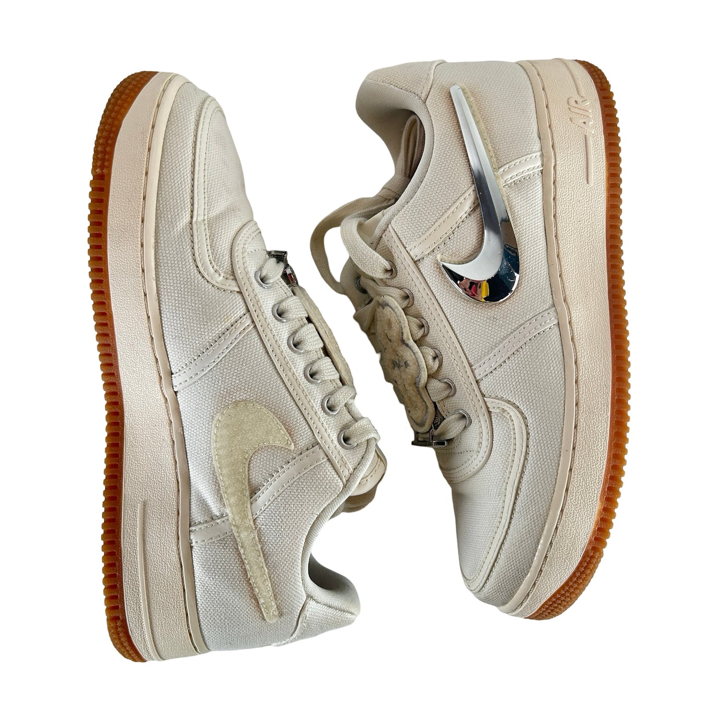 AQ4211 101 Nike Air Force 1 Low Travis Scott Sail [USED] - 6.5 M (Used)
