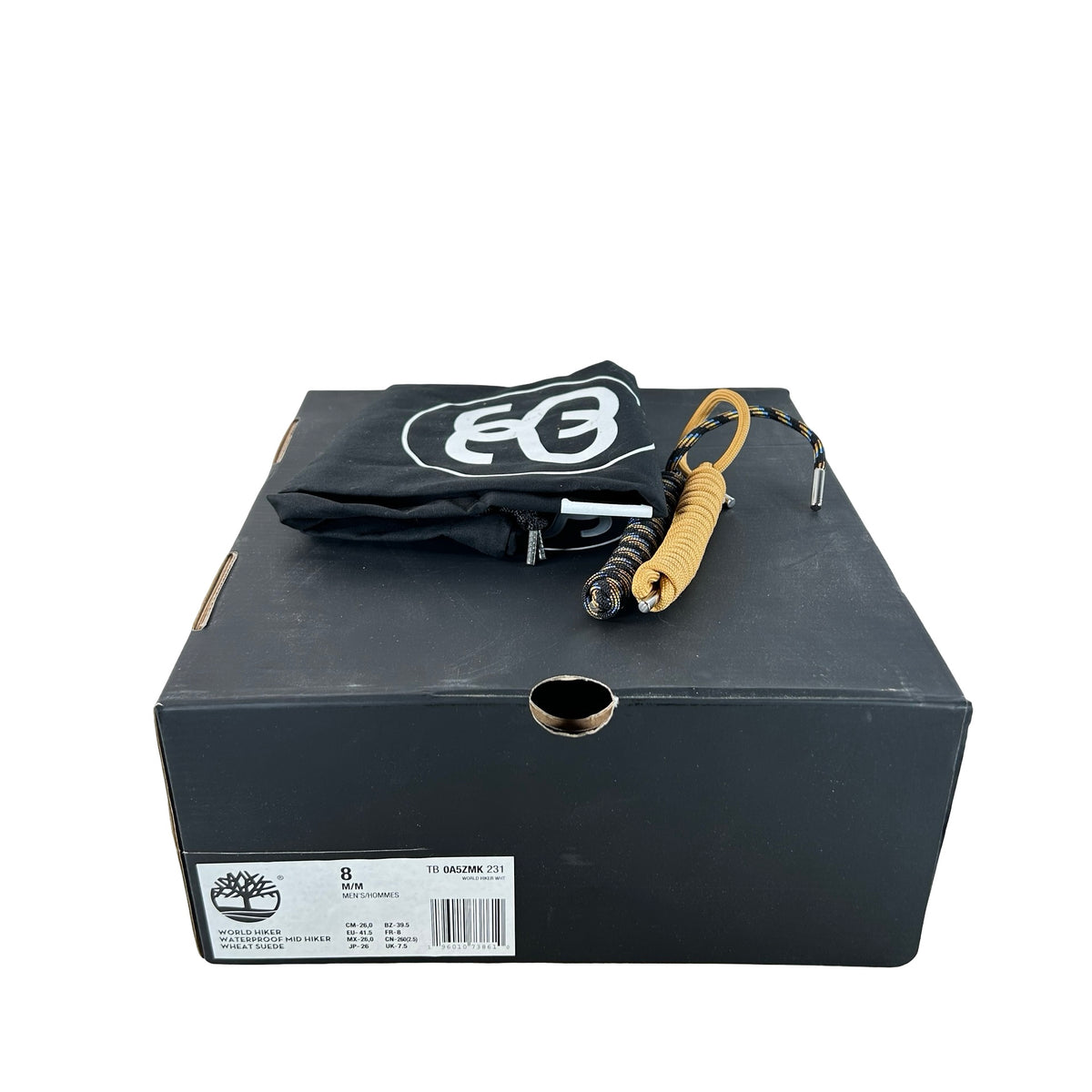 A5ZMK231 Timberland World Hiker Boot Stussy Wheat [USED] - 8 M (Used)