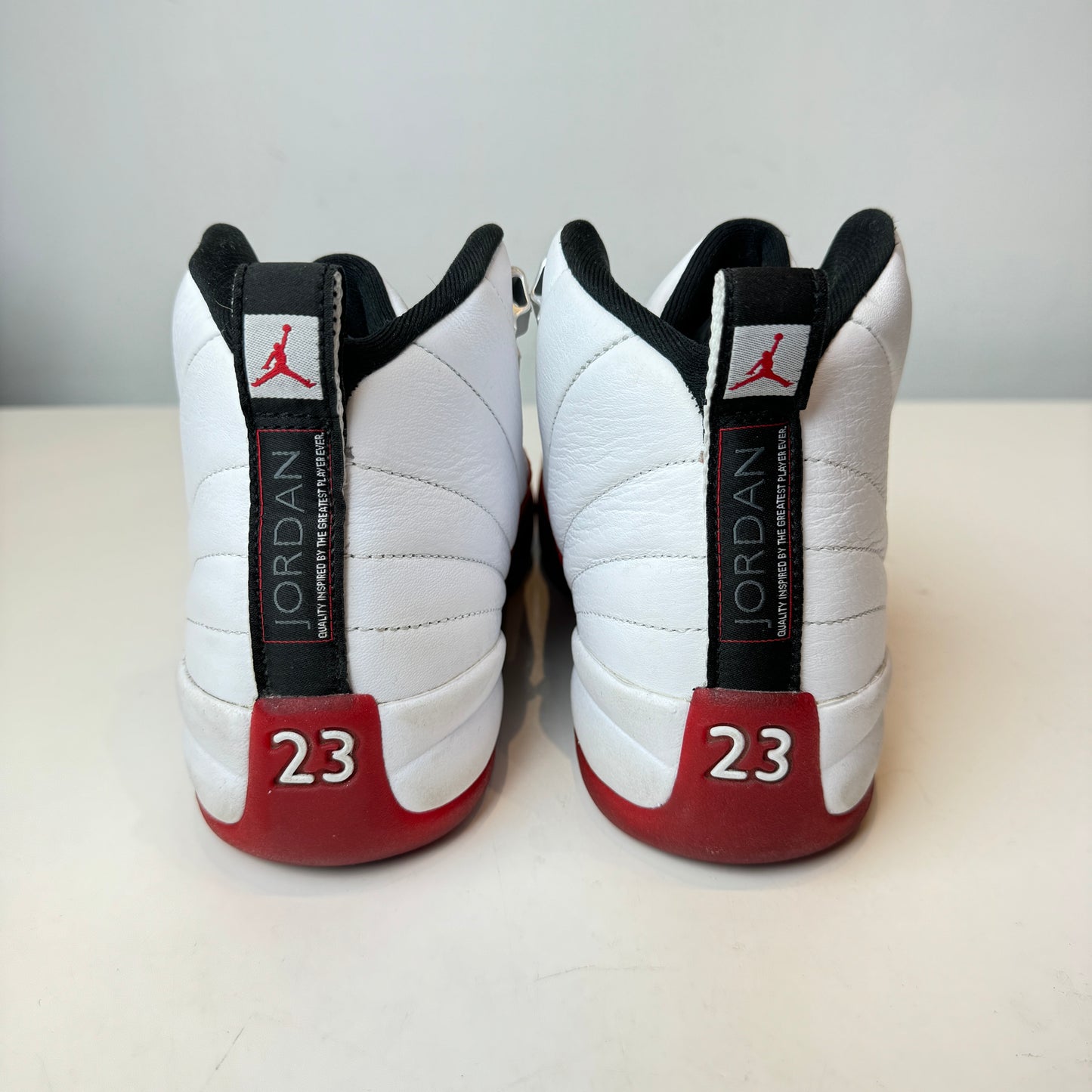 153265 116 Jordan 12 Retro Cherry (2023) (GS) [USED] - 6 Y (Used) (No Box)