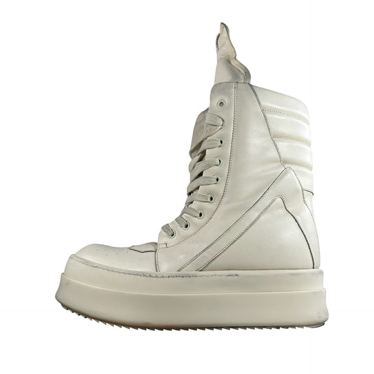 242232M236057 Rick Owens Off-White Porterville Geobasket Sneakers [USED] - IT 42 (US 9)