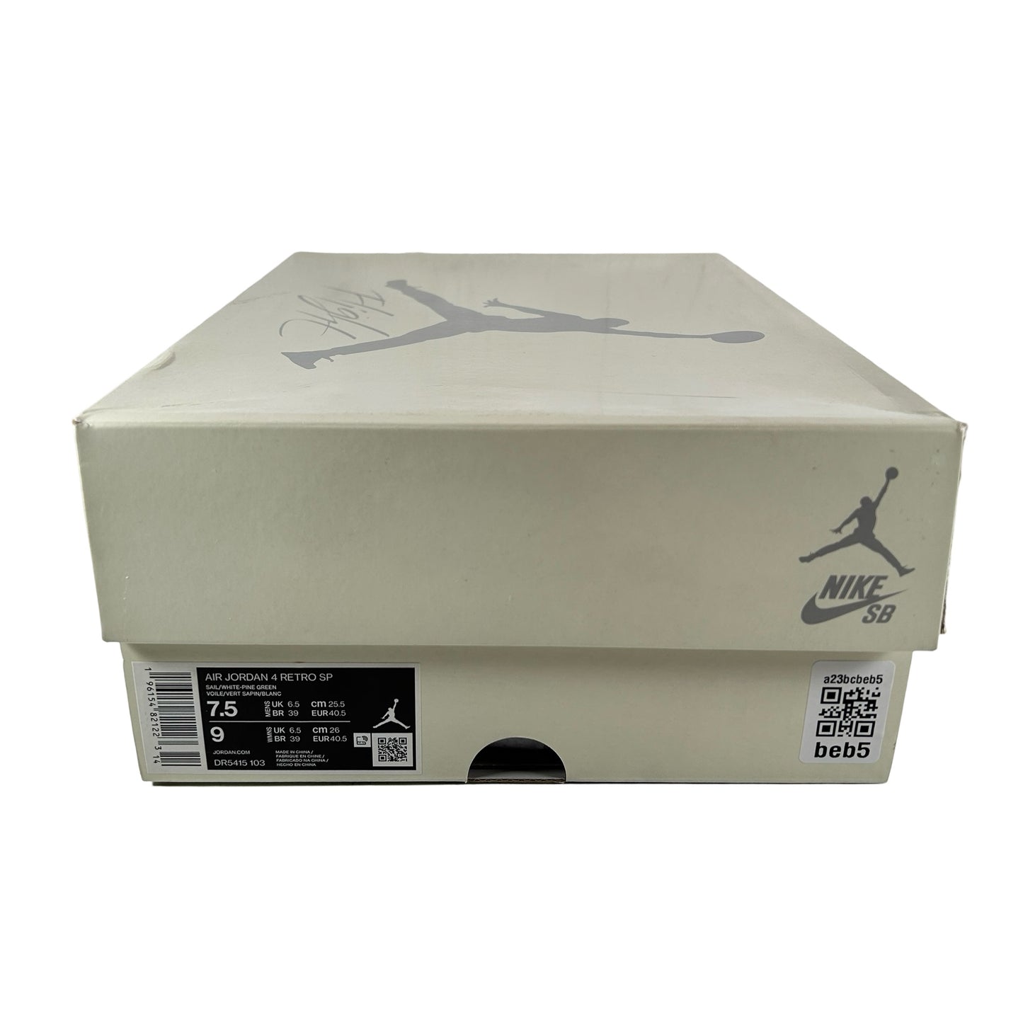 DR5415 103 Jordan 4 Retro SB Pine Green [USED] - 7.5 M (Used)