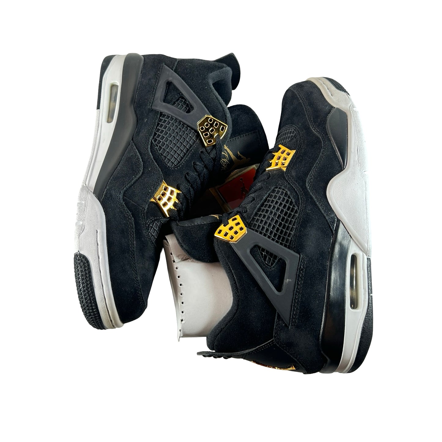 308497 032 Air Jordan 4 Retro Royalty - 9 M (Yellowing) (No Box)