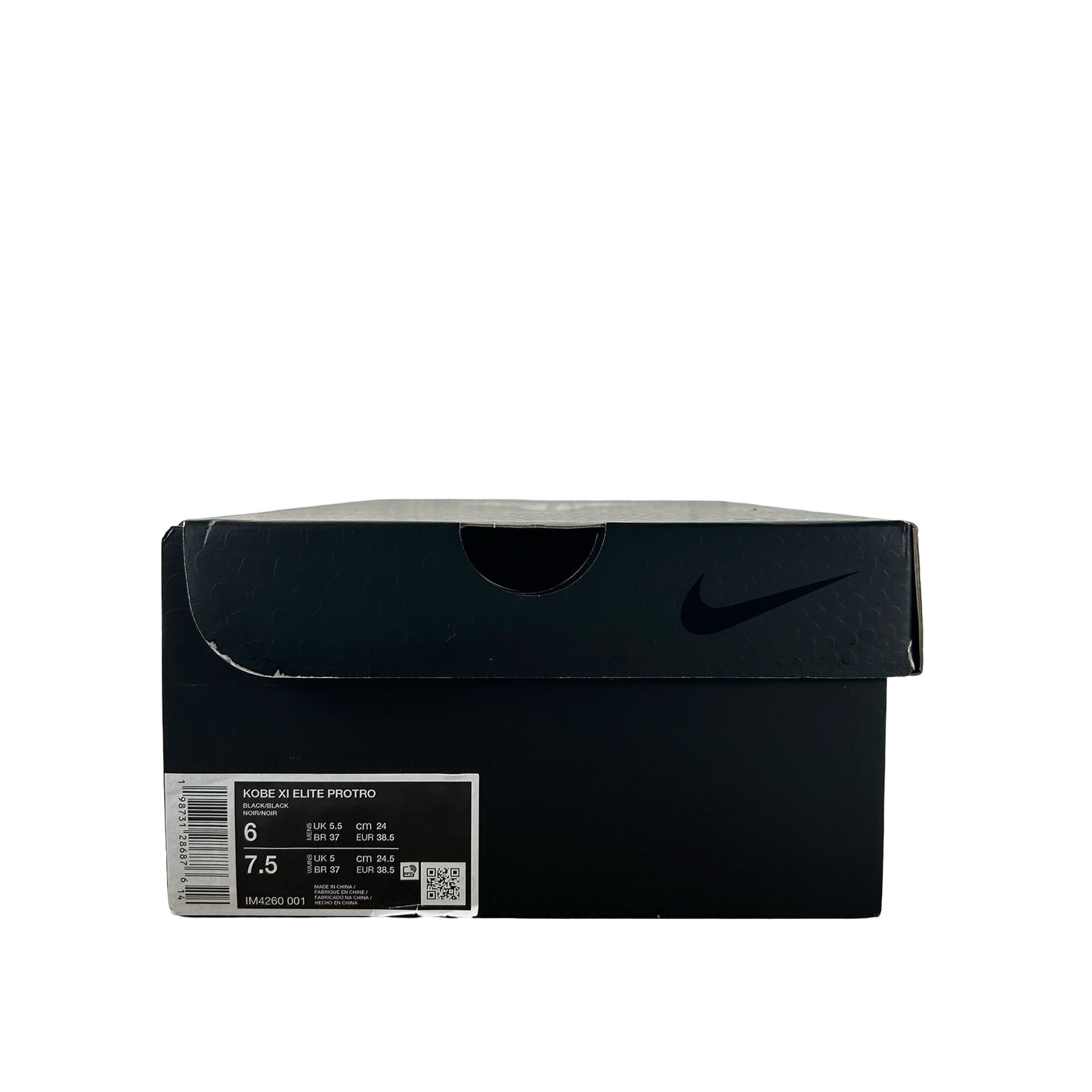 IM4260 001 Nike Kobe 11 Elite Low Protro Fade to Black [USED] - 6 M (Used)