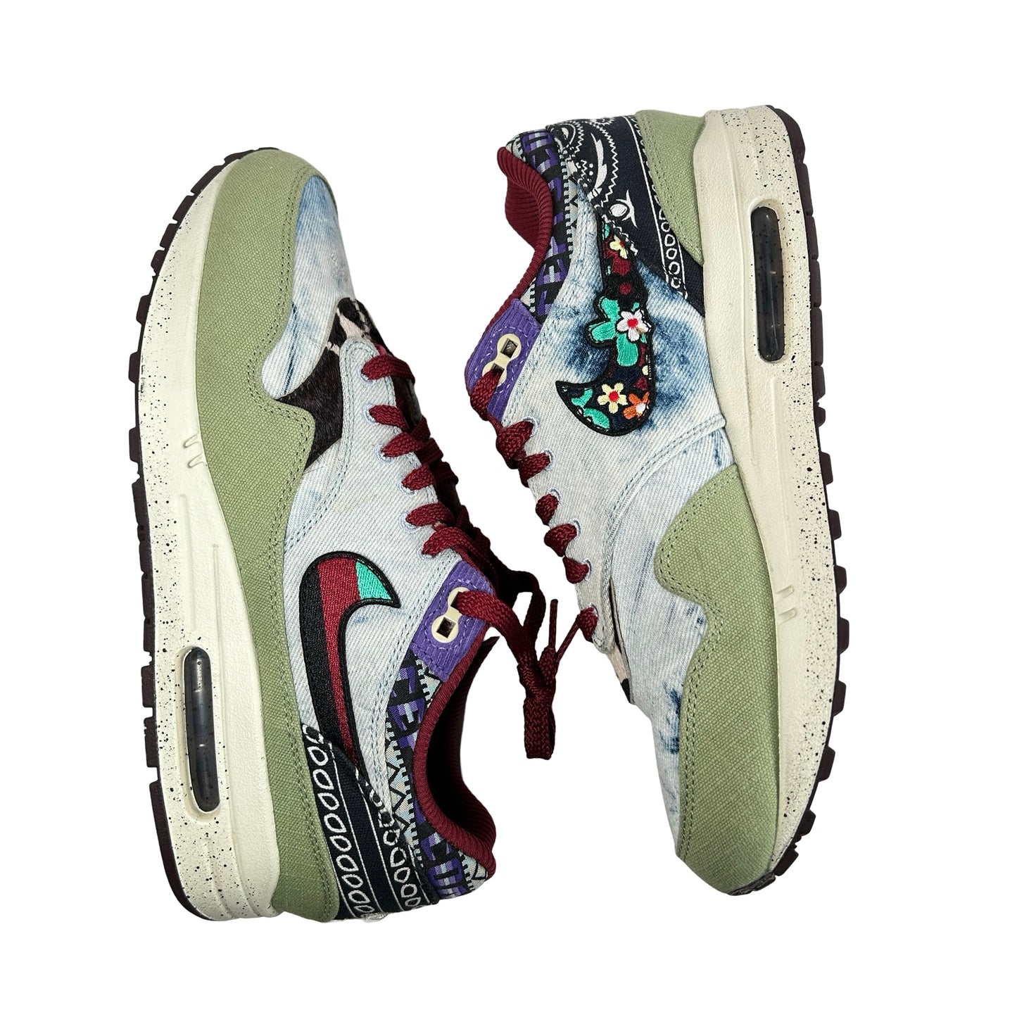 DN1803 300 Nike Air Max 1 Concepts Denim Olive Canvas [USED] - 9 M (Used2)