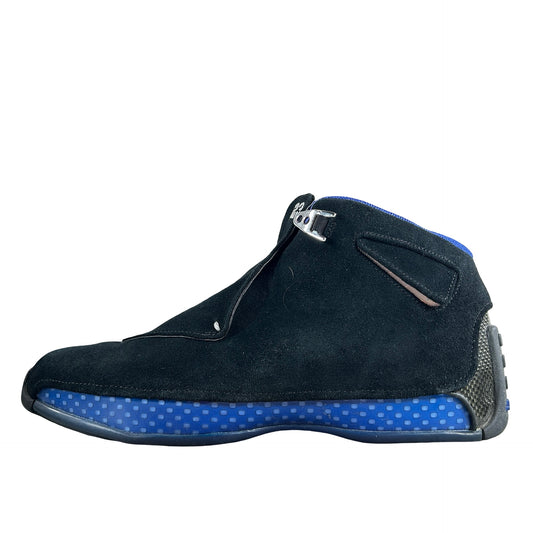 AA2494 007 Jordan 18 Retro Black Sport Royal (2018) [USED] - 12 M (Used)