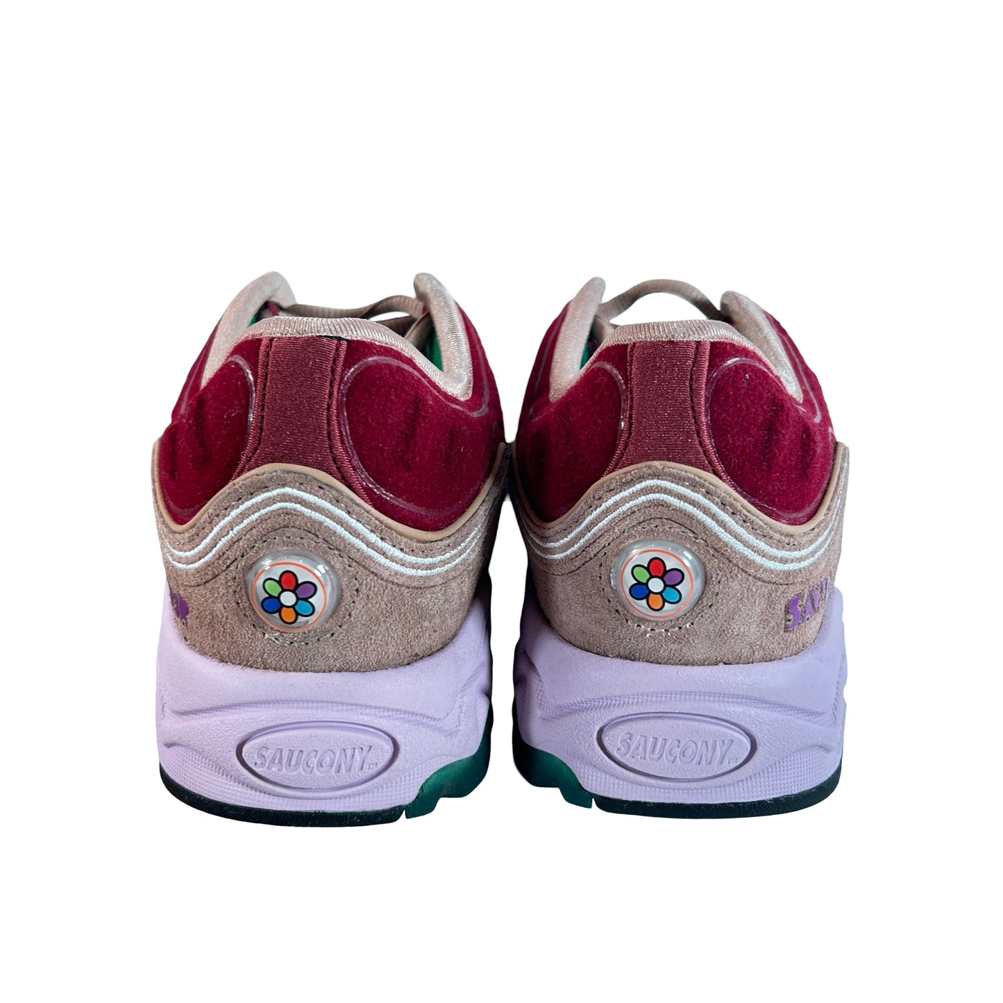 S70922 1 Saucony Matrix Jae Tips No Shoes In The House Burgundy [USED] - 6 M (Used)