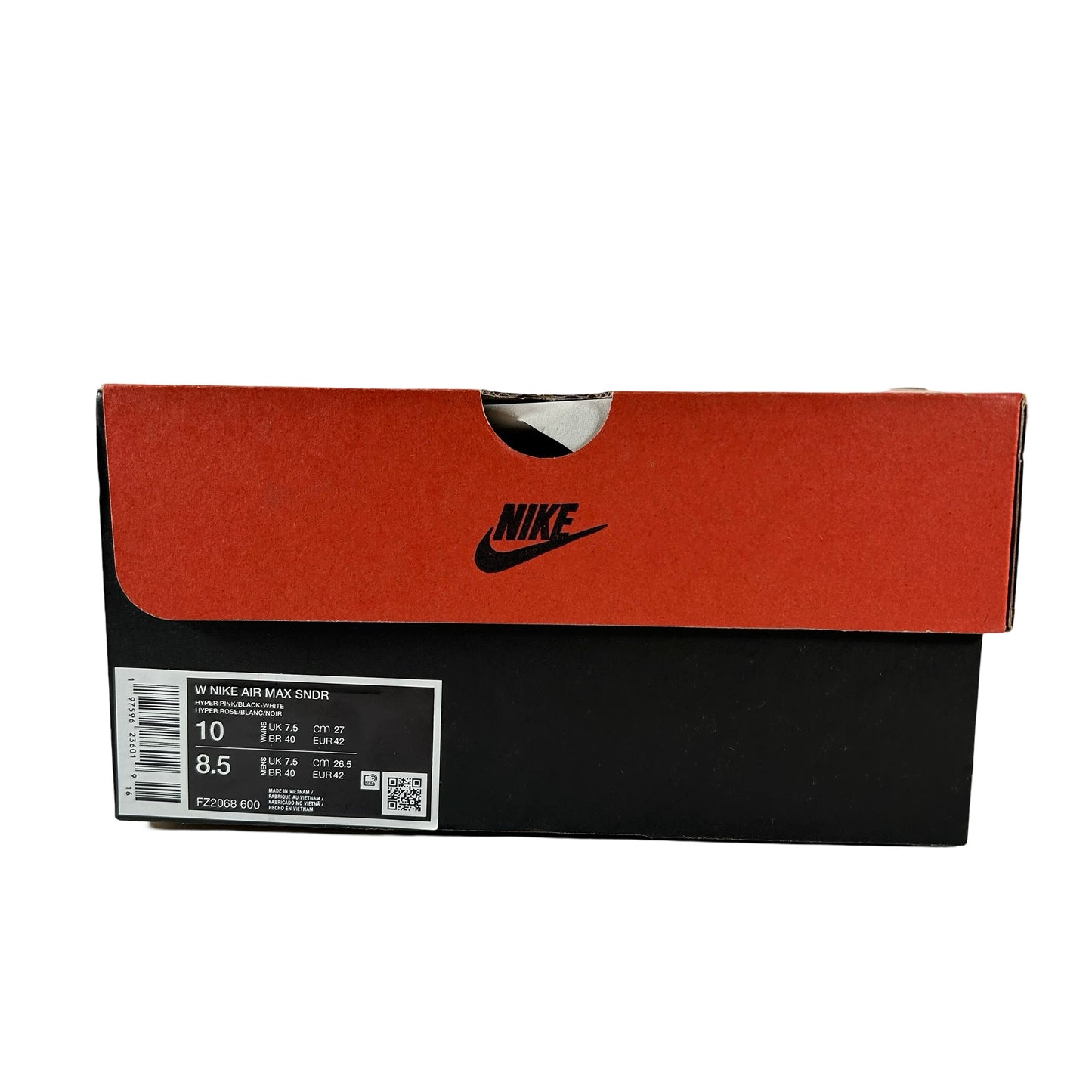FZ2068 600 Nike Air Max Sunder Hyper Pink Black (Women's) [USED] - 10 W (Used)