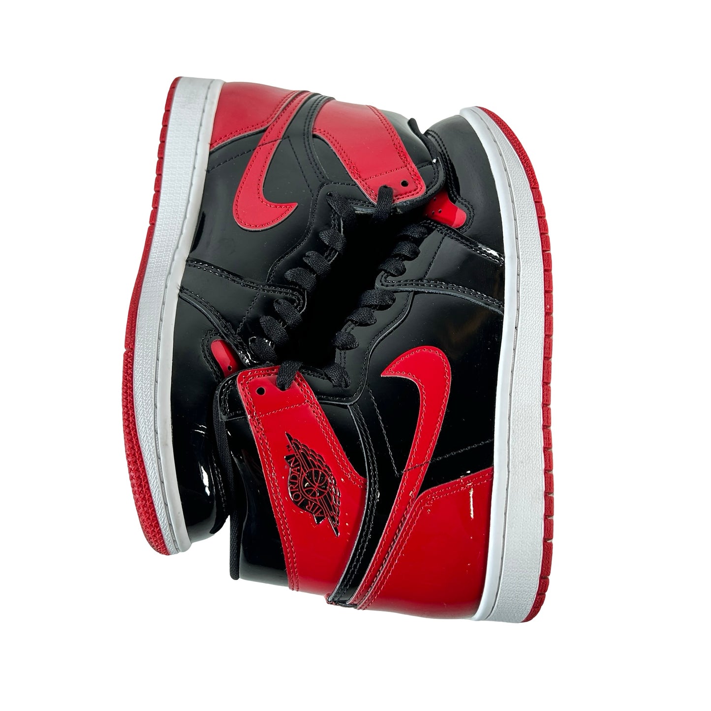 555088 063 Jordan 1 Retro High OG Patent Bred [USED] - 7.5 M (Used2)