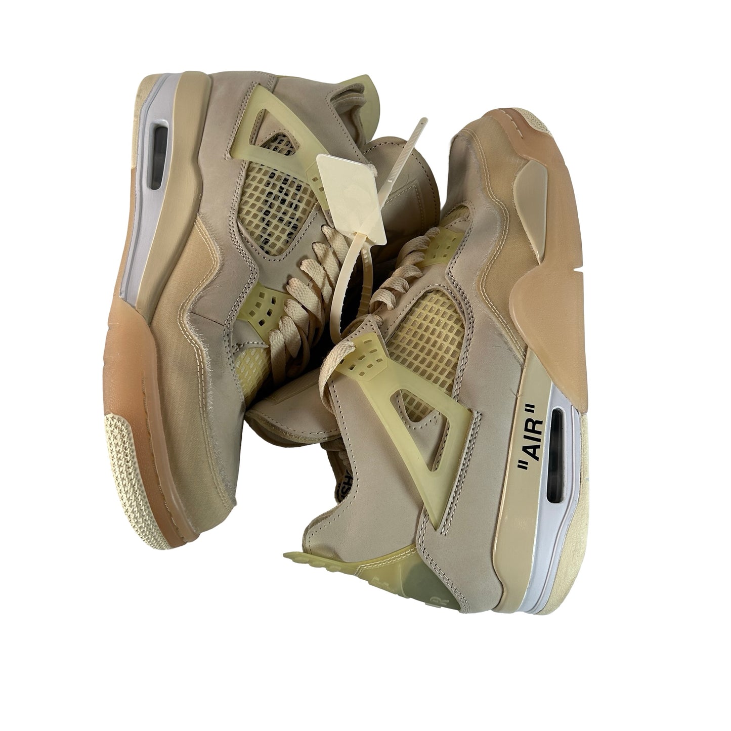 CV9388 100 Jordan 4 Retro Off-White Sail (Women's) [USED] - 11 W (Used2) (No Box2)