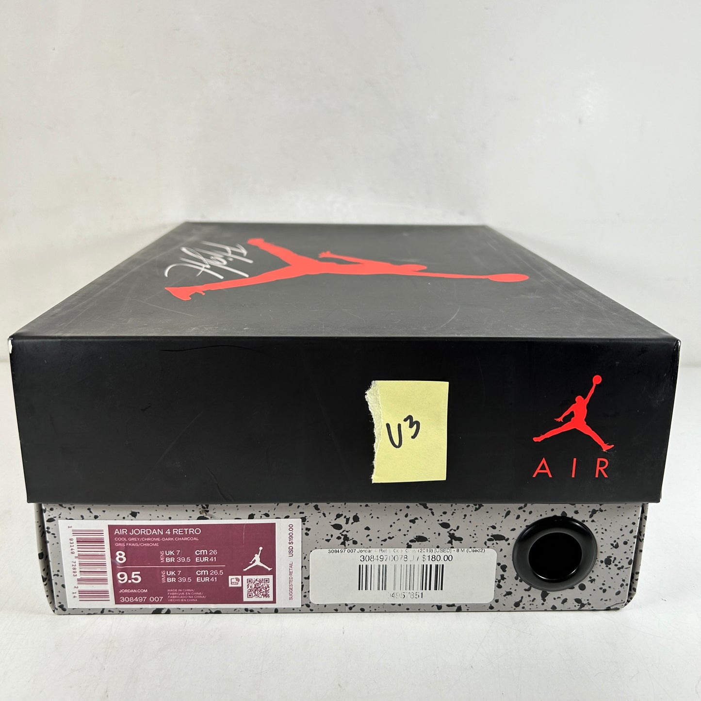 308497 007 Jordan 4 Retro Cool Grey (2019) [USED] - 8 M (Used3)