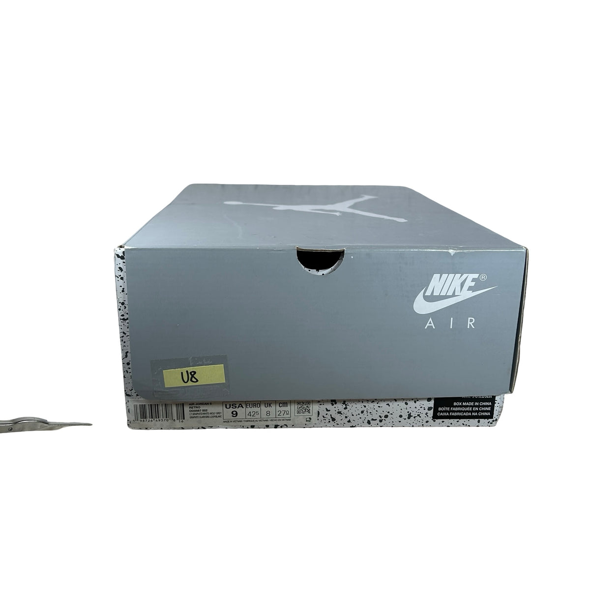 DD0587 002 Jordan 5 Retro Wolf Grey (2026) [USED] - 9 M (Used8)