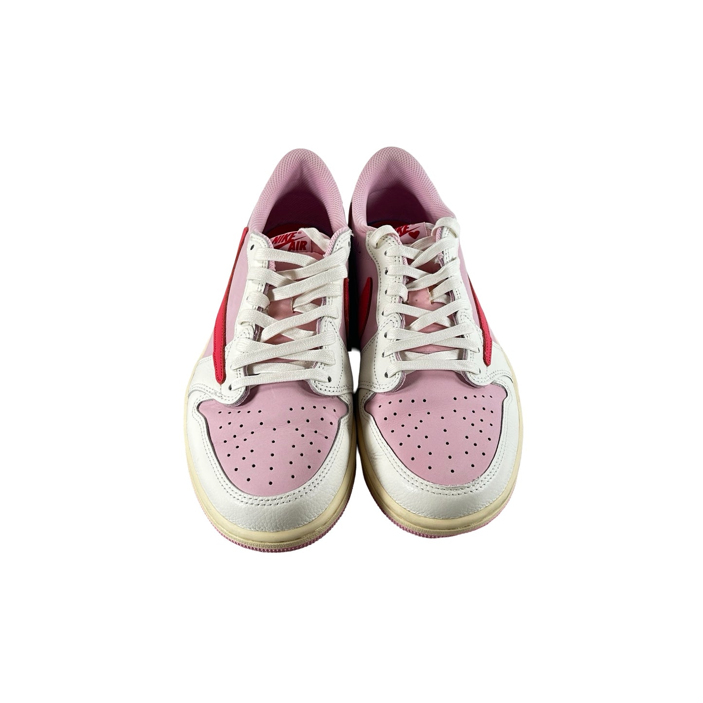 IQ7604 101 Jordan 1 Retro Low OG SP Travis Scott Sail Tropical Pink [USED] - 9.5 M (Used3)