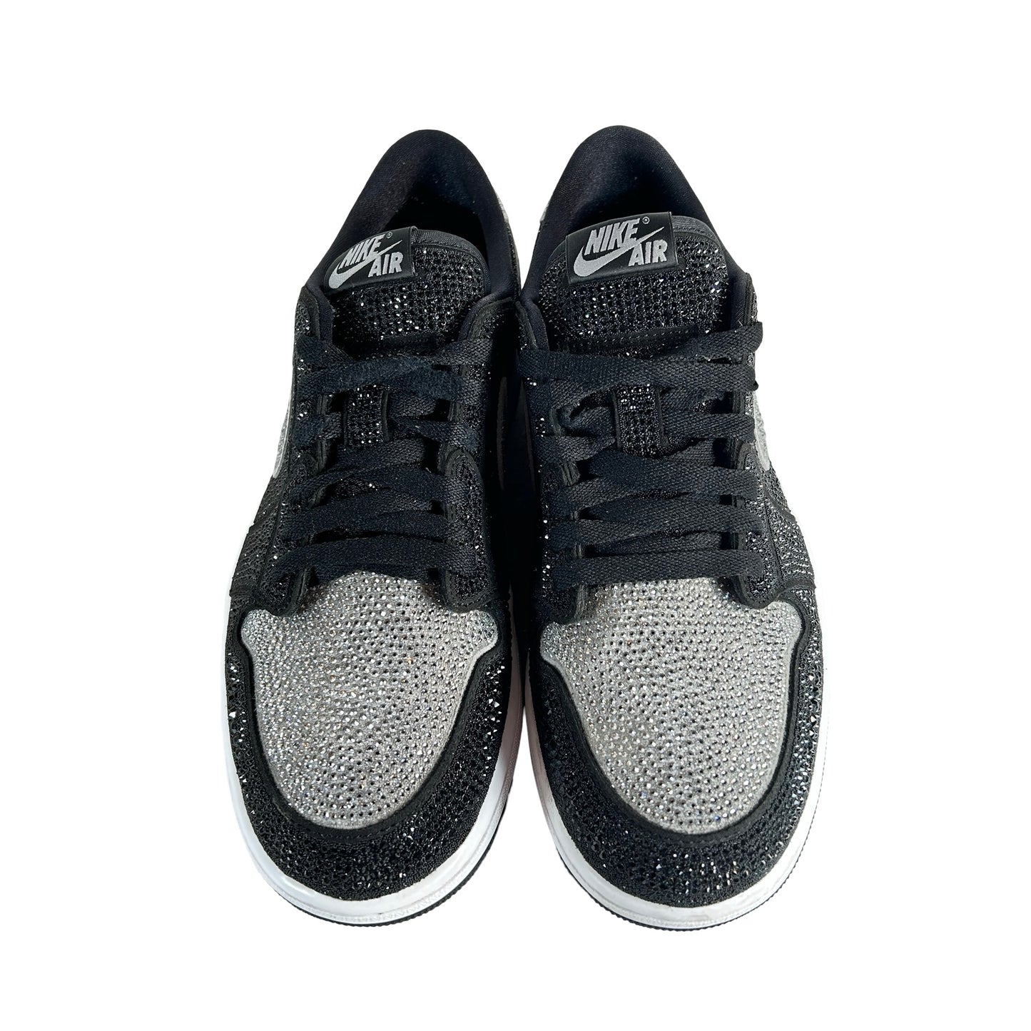 HM9280 001 Jordan 1 Retro Low OG Swarovski Stealth (Women's) [USED] - 11 W (Used)
