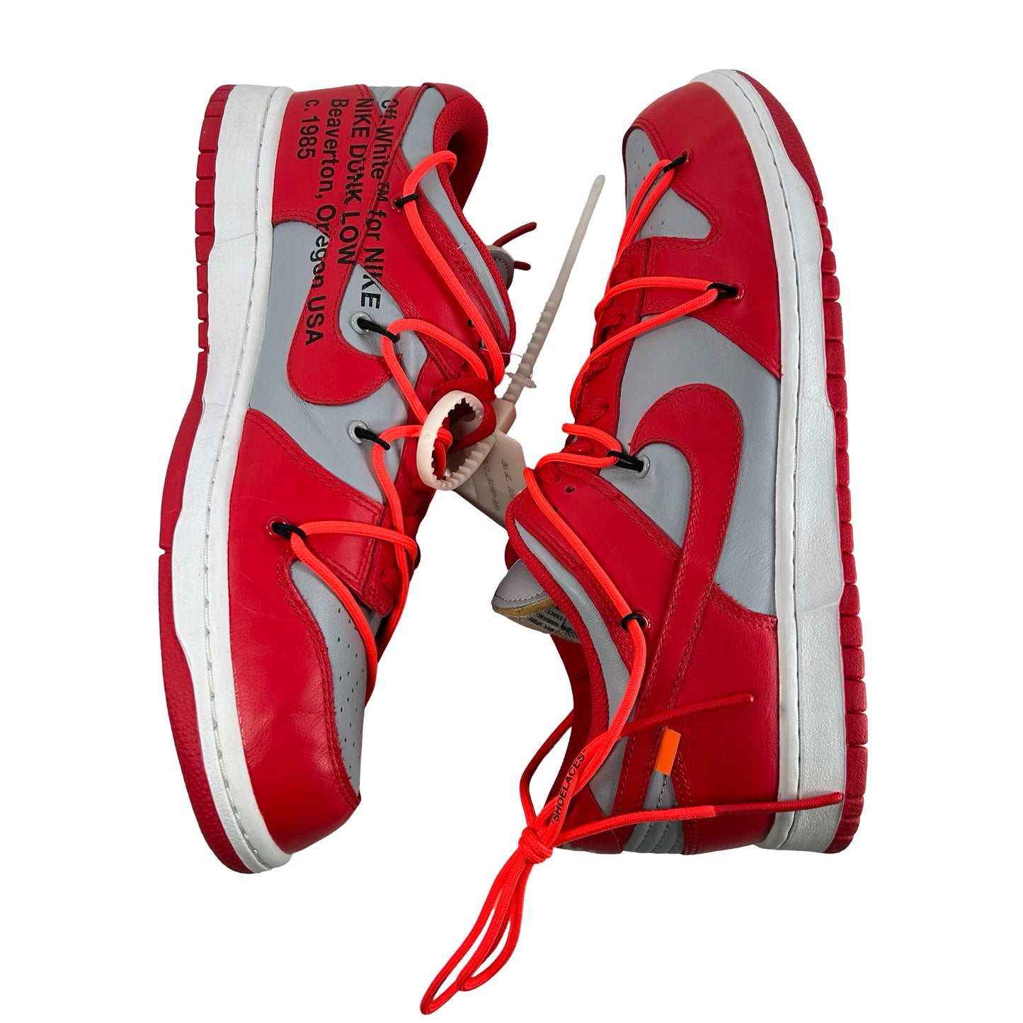 CT0856 600 Dunk Low Off-White Red [USED] - 11 M (Used)