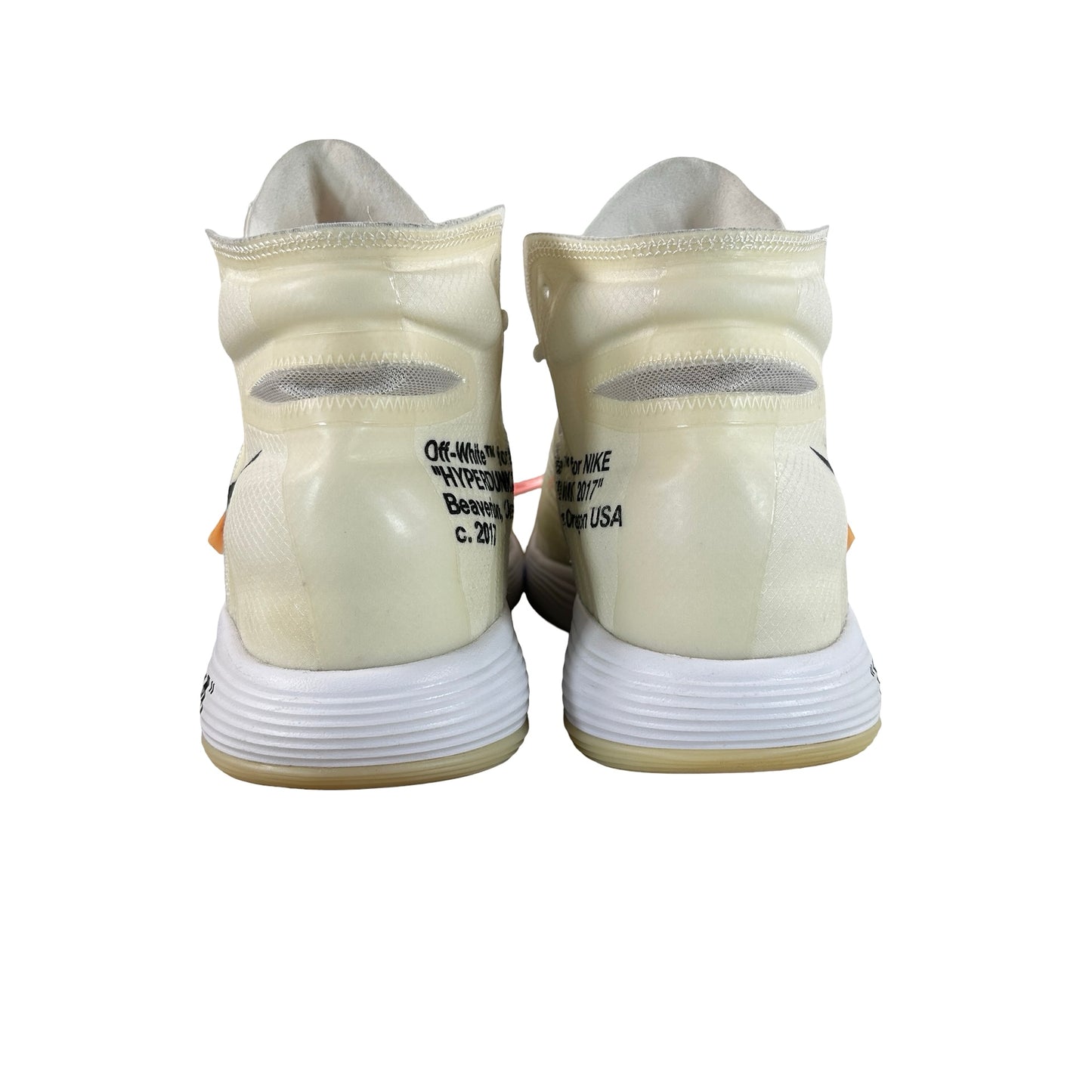AJ4578 100 Nike React Hyperdunk 2017 Flyknit Off-White [USED] - 8.5 M (Used)