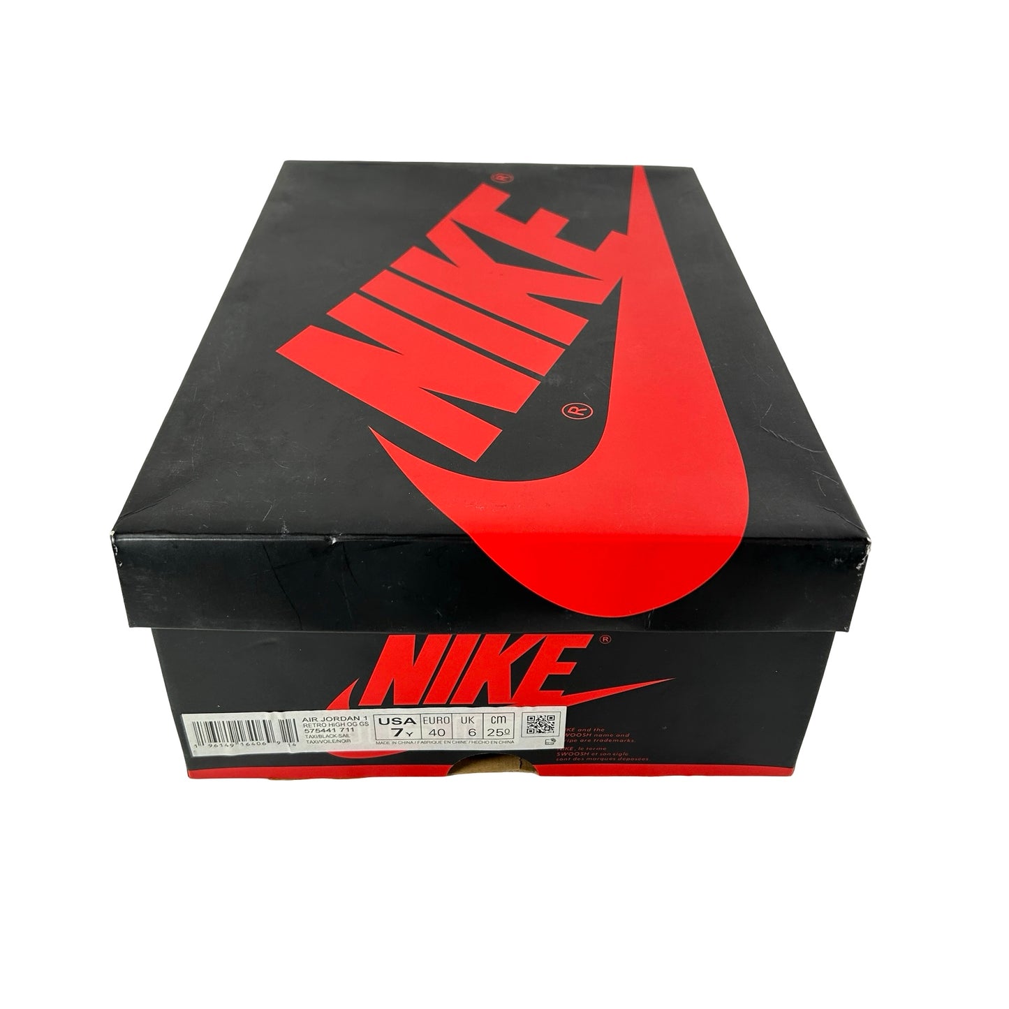 575441 711 Jordan 1 Retro High OG Taxi (GS) [USED] - 7 Y (Used)