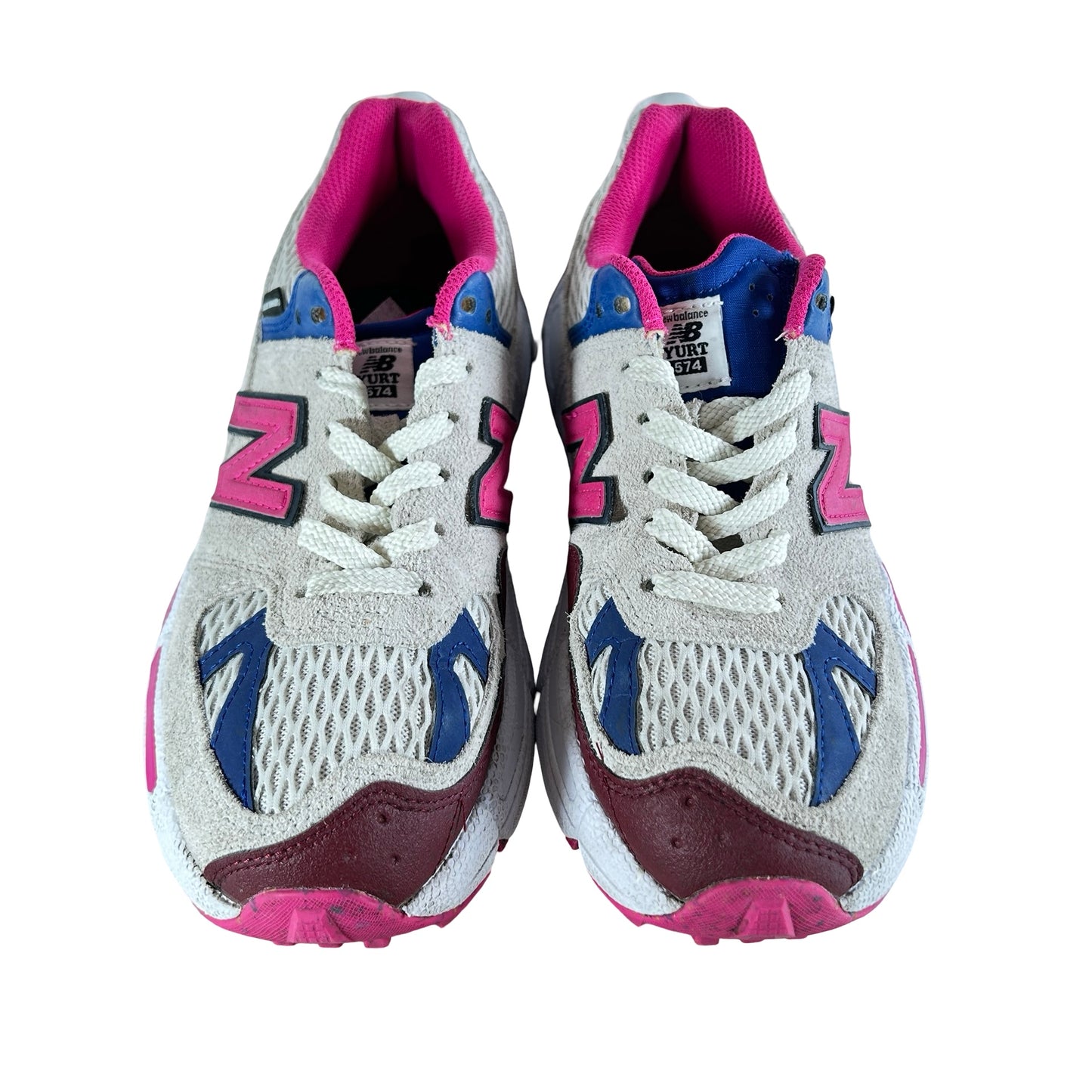 MS574SA New Balance 574 YURT Salehe Bembury Universal Communication Workwear White [USED] - 8.5 M (Used) (No Box)