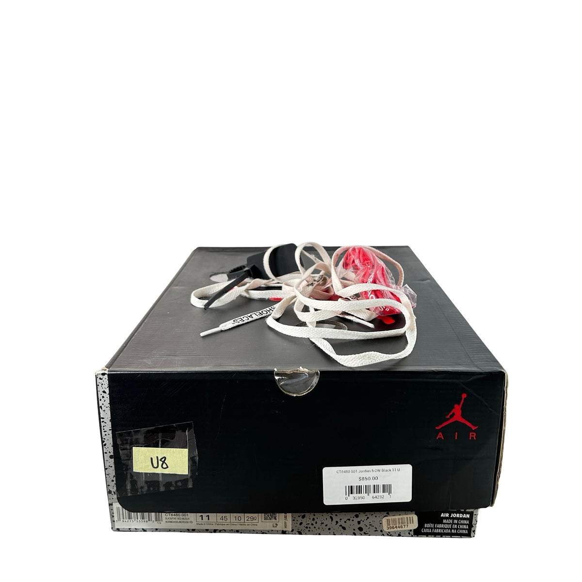 CT8480 001 Jordan 5 Off-White Black [USED] - 11 M (Used8)