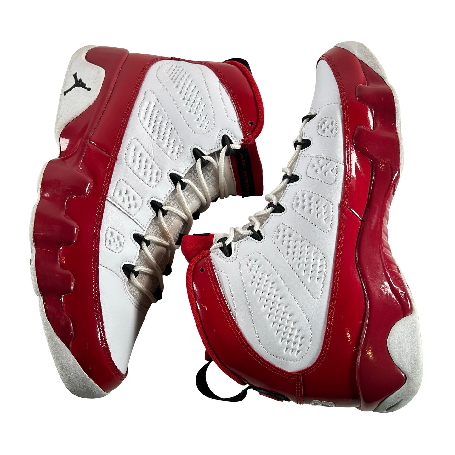 302370 160 Jordan 9 Retro White Gym Red [USED] - 12 M (Used)