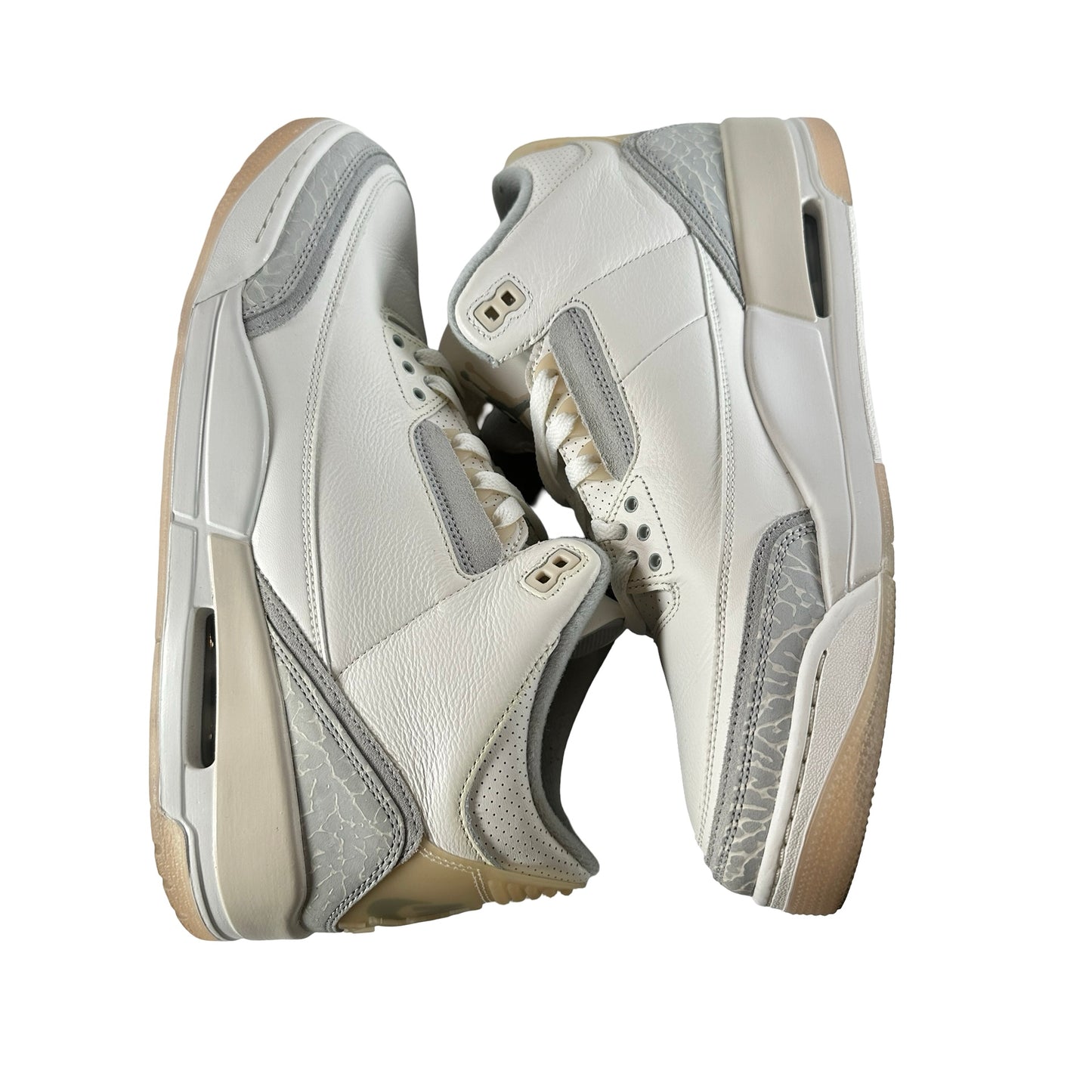 FJ9479 100 Jordan 3 Retro Craft Ivory [USED] - 12 M (Used) (No Box)