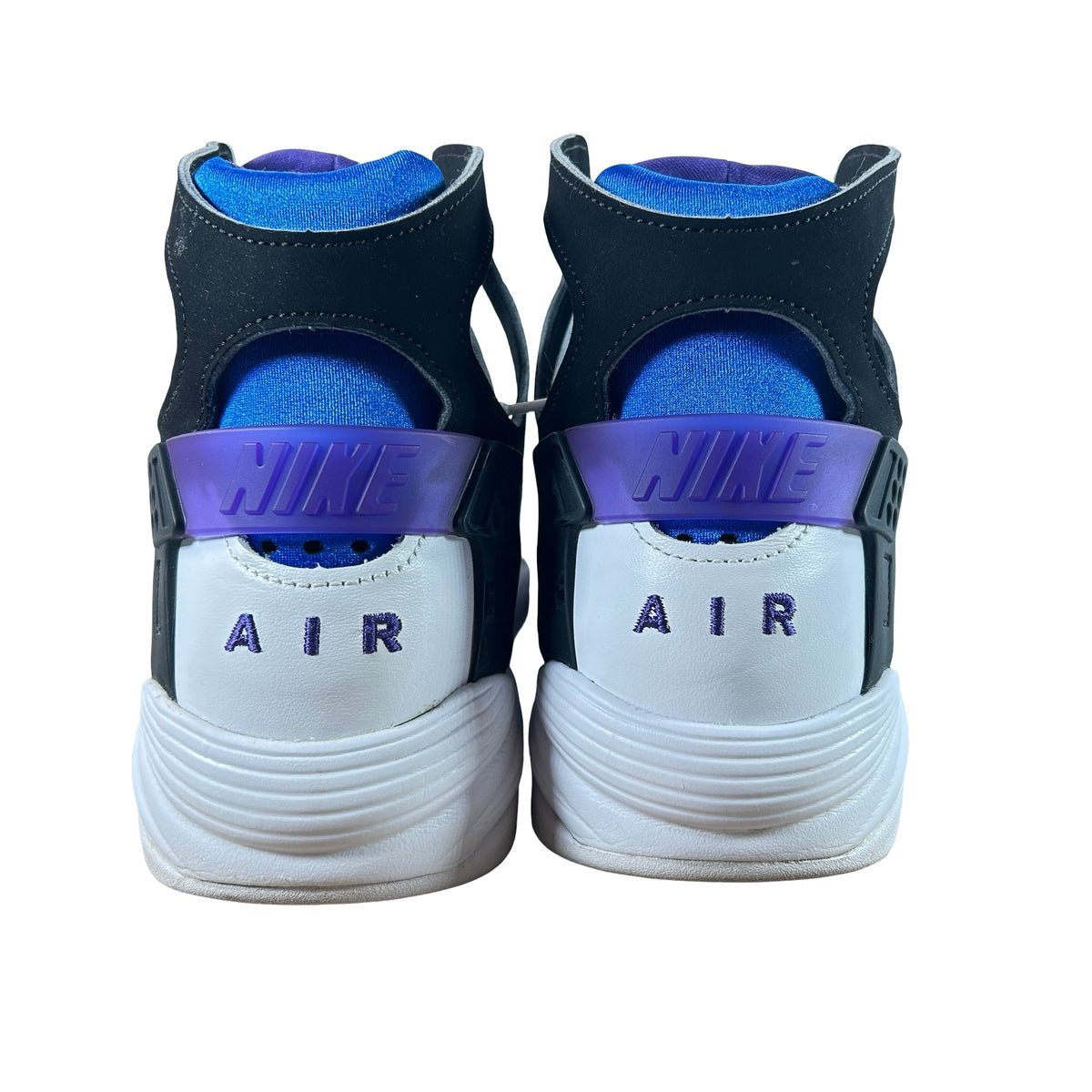 FD0183 101 Nike Air Flight Huarache OG White Varsity Purple (2023) [USED] - 9.5 M (Used)