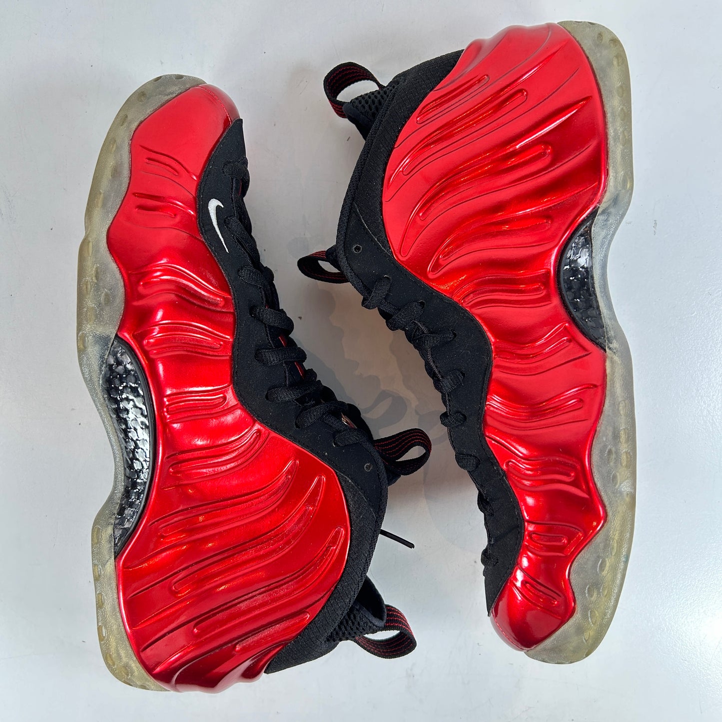 314996 610 Nike Air Foamposite One Metallic Red (2012) [USED] - 11 M (Used) (Replace Box)