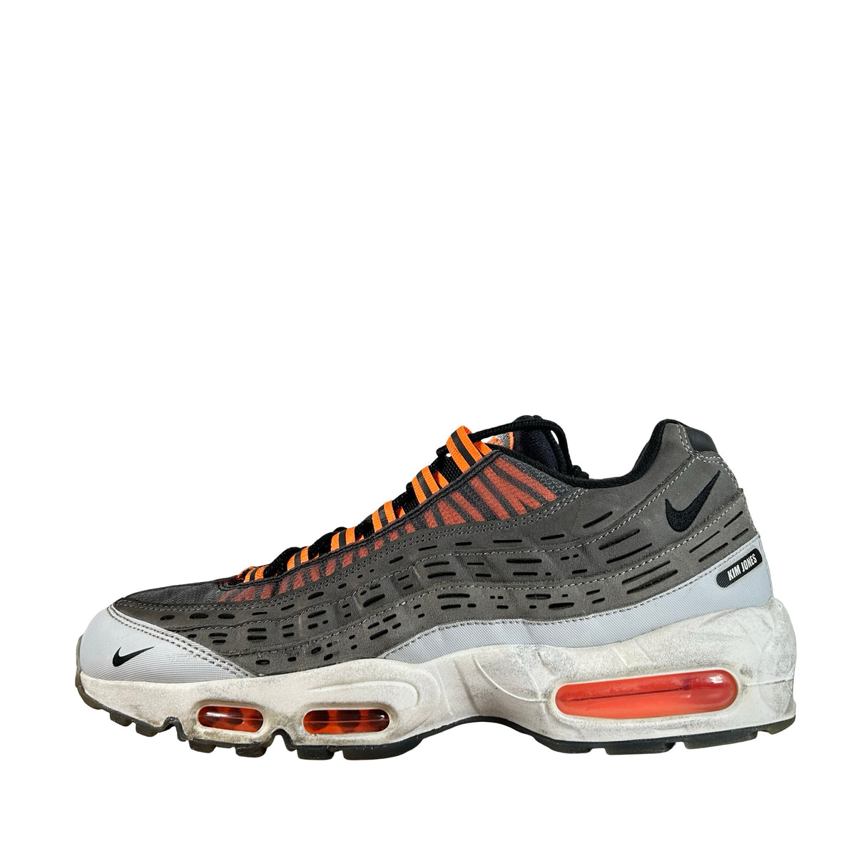 DD1871 001 Nike Air Max 95 Kim Jones Black Total Orange [USED] - 10 M (Used)