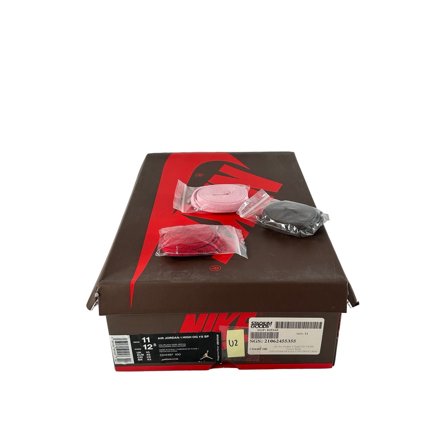 CD4487 100 Jordan 1 Travis Scott Mocha [USED] - 11 M (Used2)