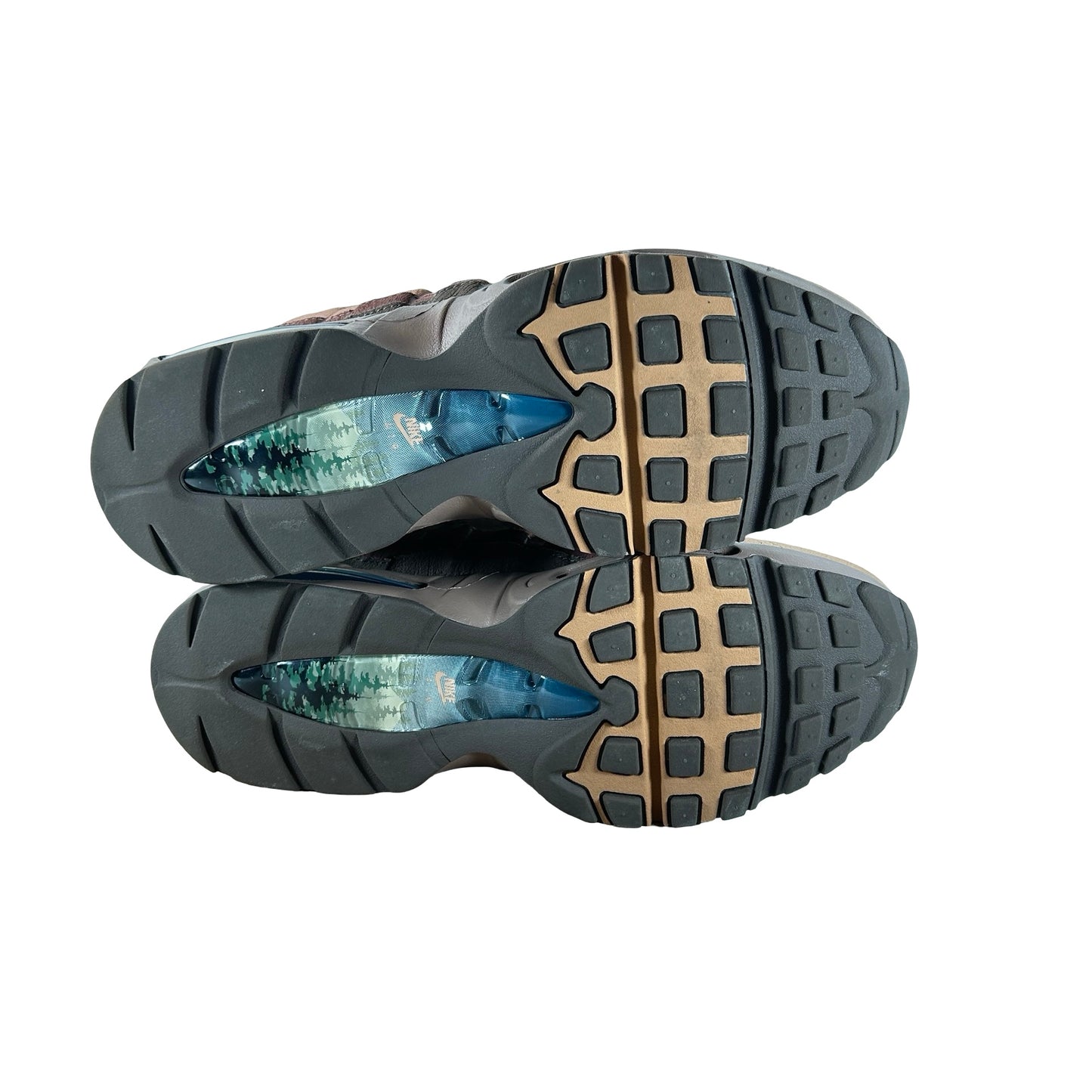 IQ3988 001 Nike Air Max 95 Big Bubble Ducks of a Feather Oregon Ducks Lumber Yard [USED] - 11 M (Used)