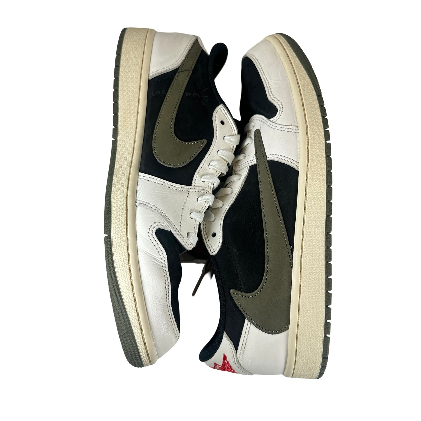 DZ4137 106 Jordan 1 Retro Low OG SP Travis Scott Olive (W) [USED] - 11 W (Used4)