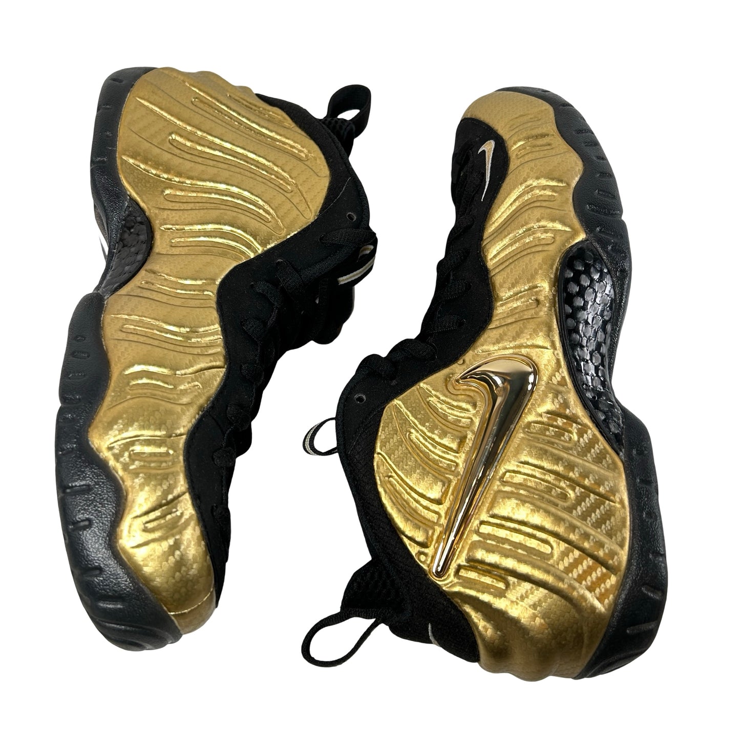 624041 701 Nike Air Foamposite Pro Metallic Gold [USED] - 8.5 M (Used) (No Box)