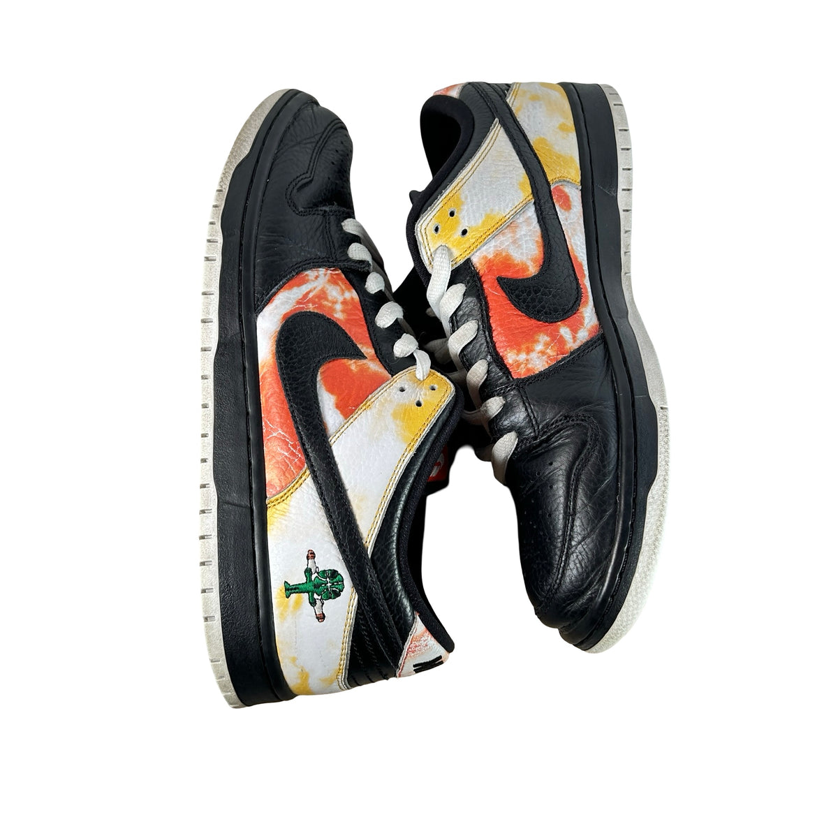 BQ6832 001 Nike SB Dunk Low Raygun Tie-Dye Black [USED] - 11 M (Used) (No Box)