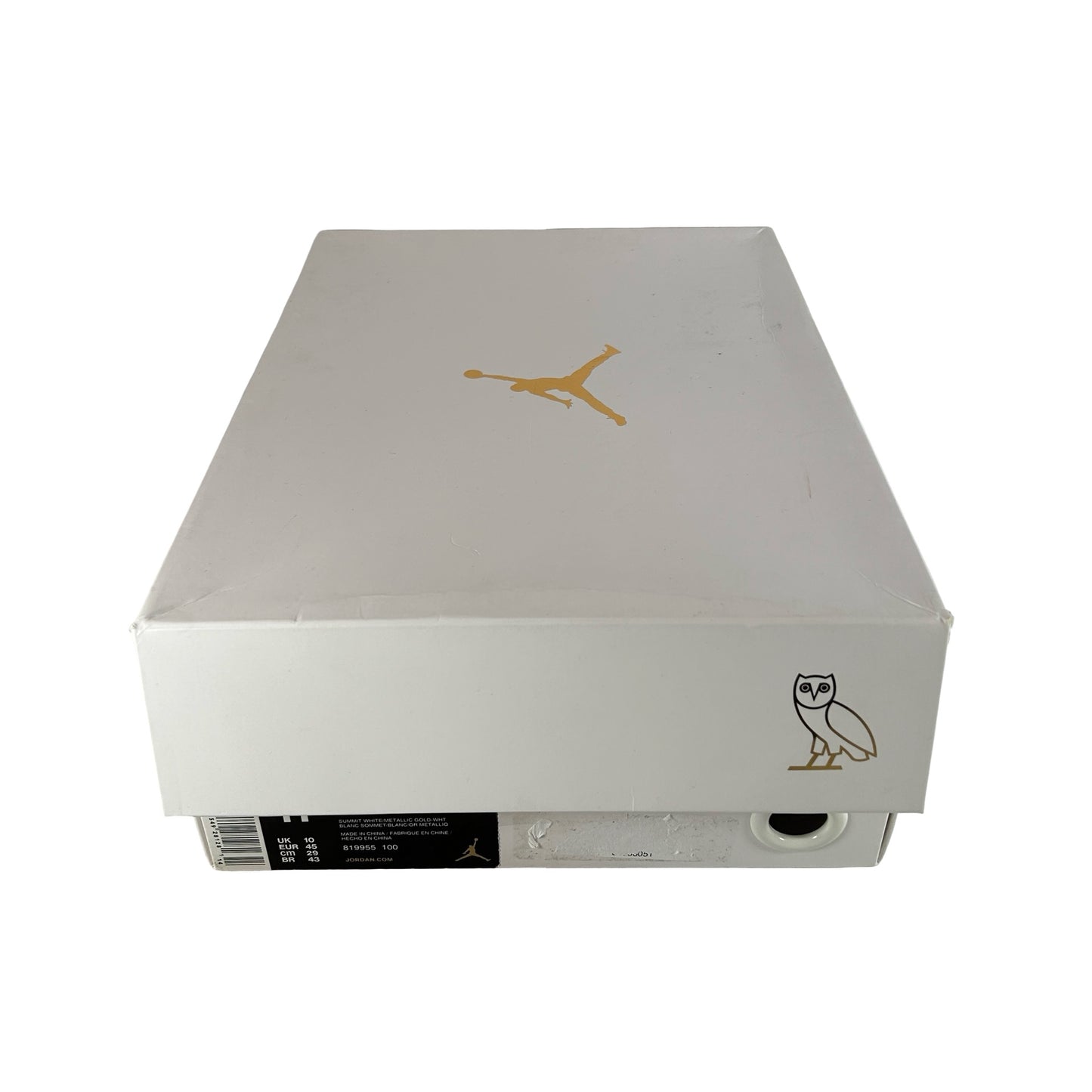 819955 100 Jordan 10 Retro Drake OVO White [CONDITIONAL] - 11 M (Yellowing) (Damaged Lid)