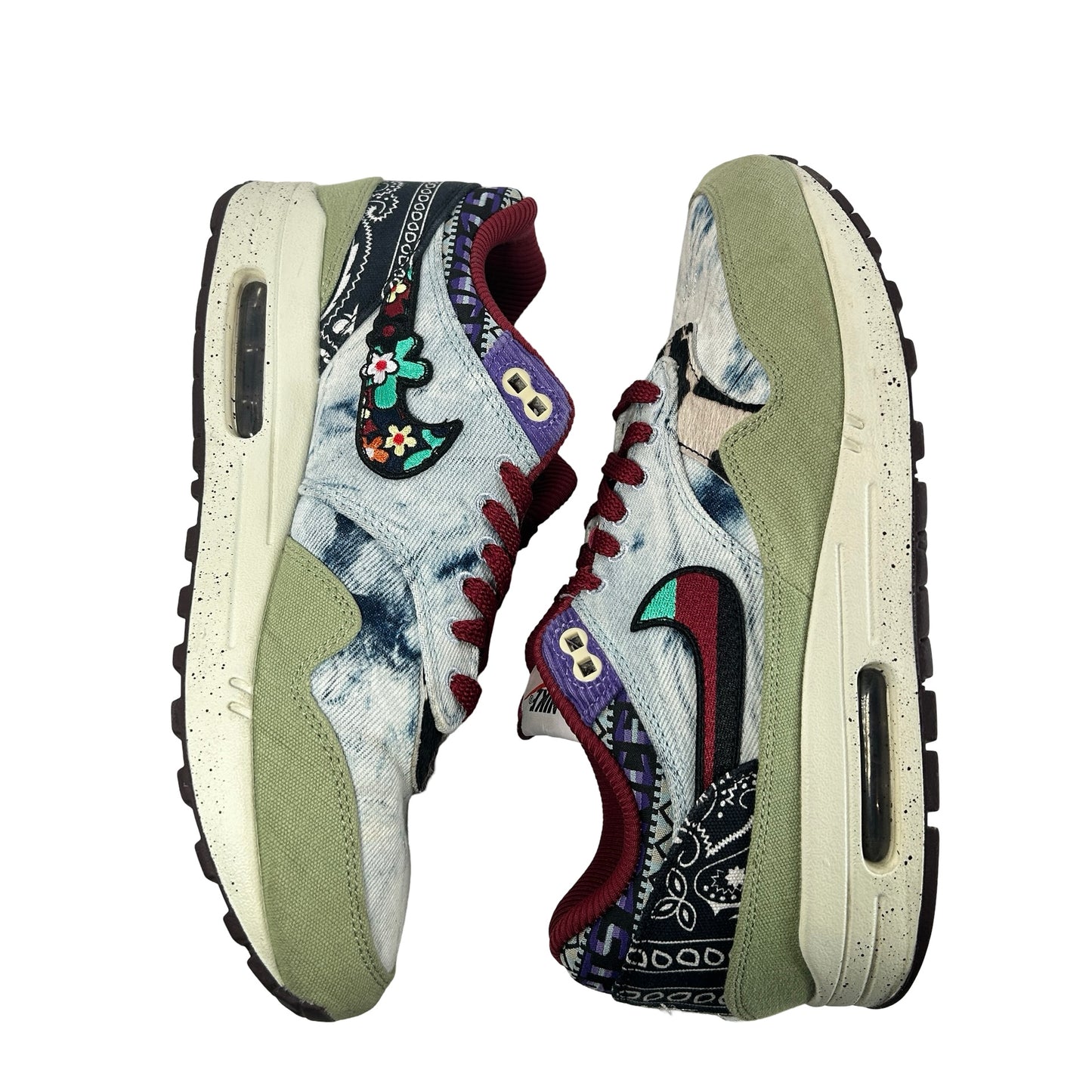 DN1803 300 Nike Air Max 1 Concepts Denim Olive Canvas [USED] - 9.5 M (Used)