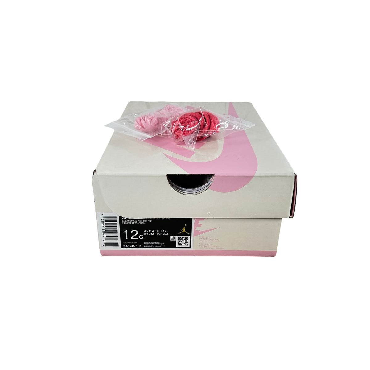 IQ7605 101 Air Jordan 1 Retro Low OG SP Travis Scott Sail Tropical Pink (PS) [USED] - 12 C (Used)