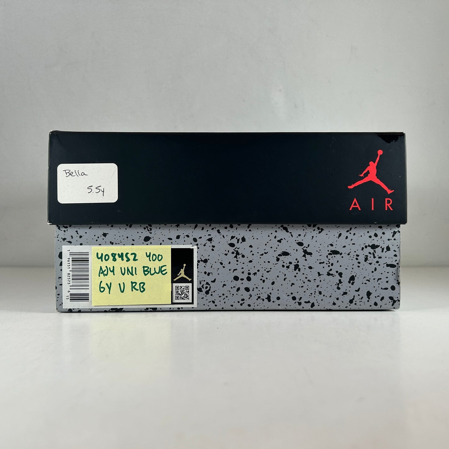 408452 400 Jordan 4 Retro University Blue (GS) [USED] - 6 Y (Used) (Replace Box)