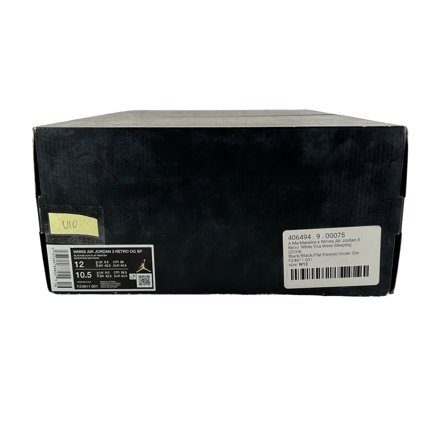 FZ4811 001 Jordan 3 Retro OG SP A Ma Maniére While You Were Sleeping (W) [USED] - 12 W / 10.5 M (Used10)