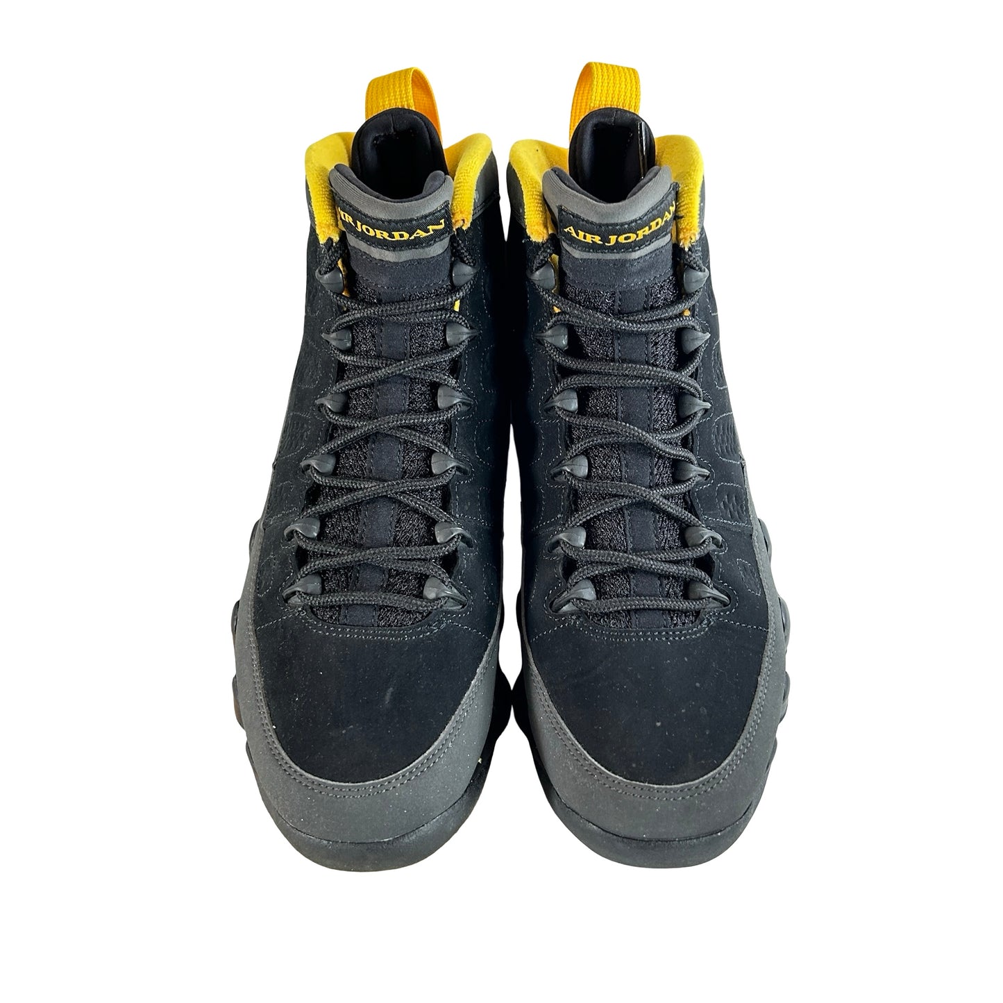 CT8019 070 Jordan 9 Retro Dark Charcoal University Gold [USED] - 8 M (Used3)