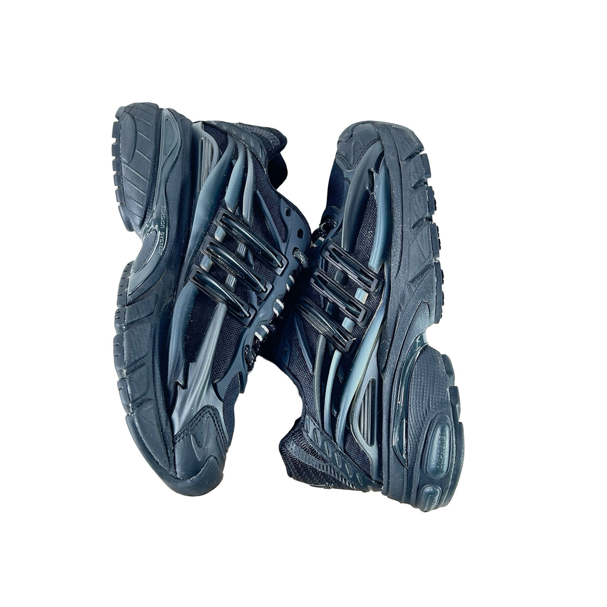 KJ3841 adidas Adistar Jellyfish Pharrell Williams Triple Black [USED] - 4.5 M (Used)