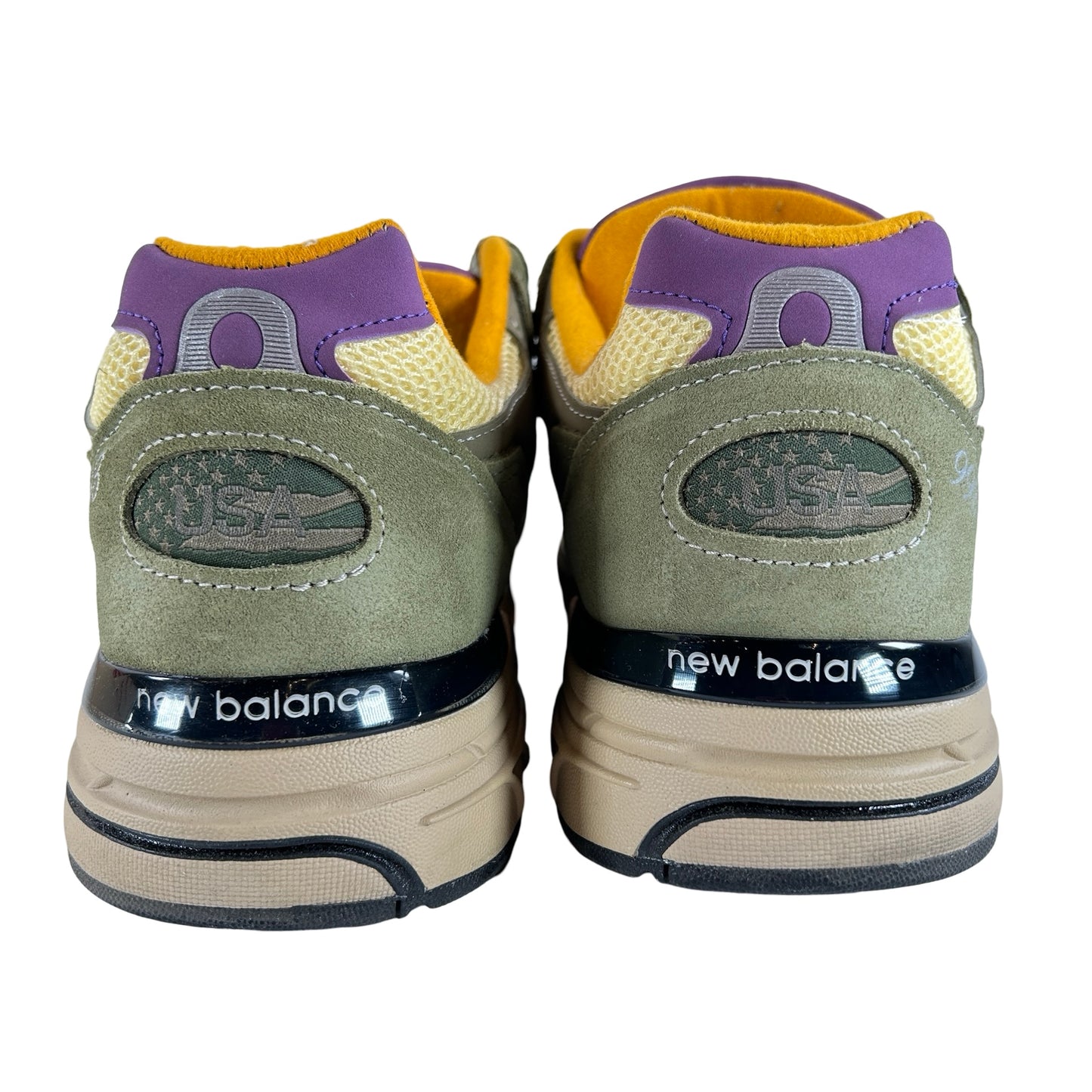 U9930L New Balance 993 MiUSA Teddy Santis Olive Leaf Maize [USED] - 11 M (Used)