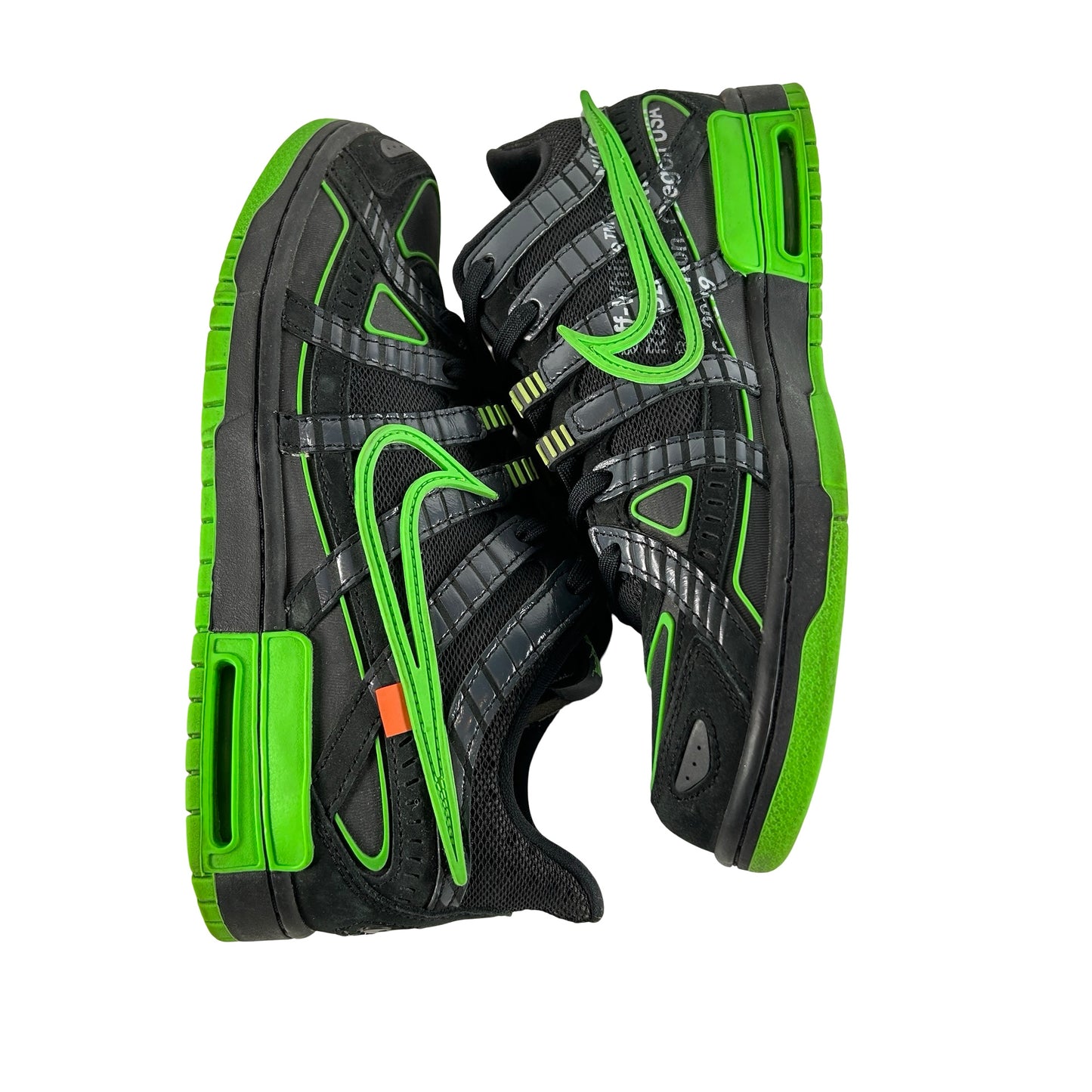 CU6015 001 Nike Air Rubber Dunk Off-White Green Strike [USED] - 9 M (Used2)