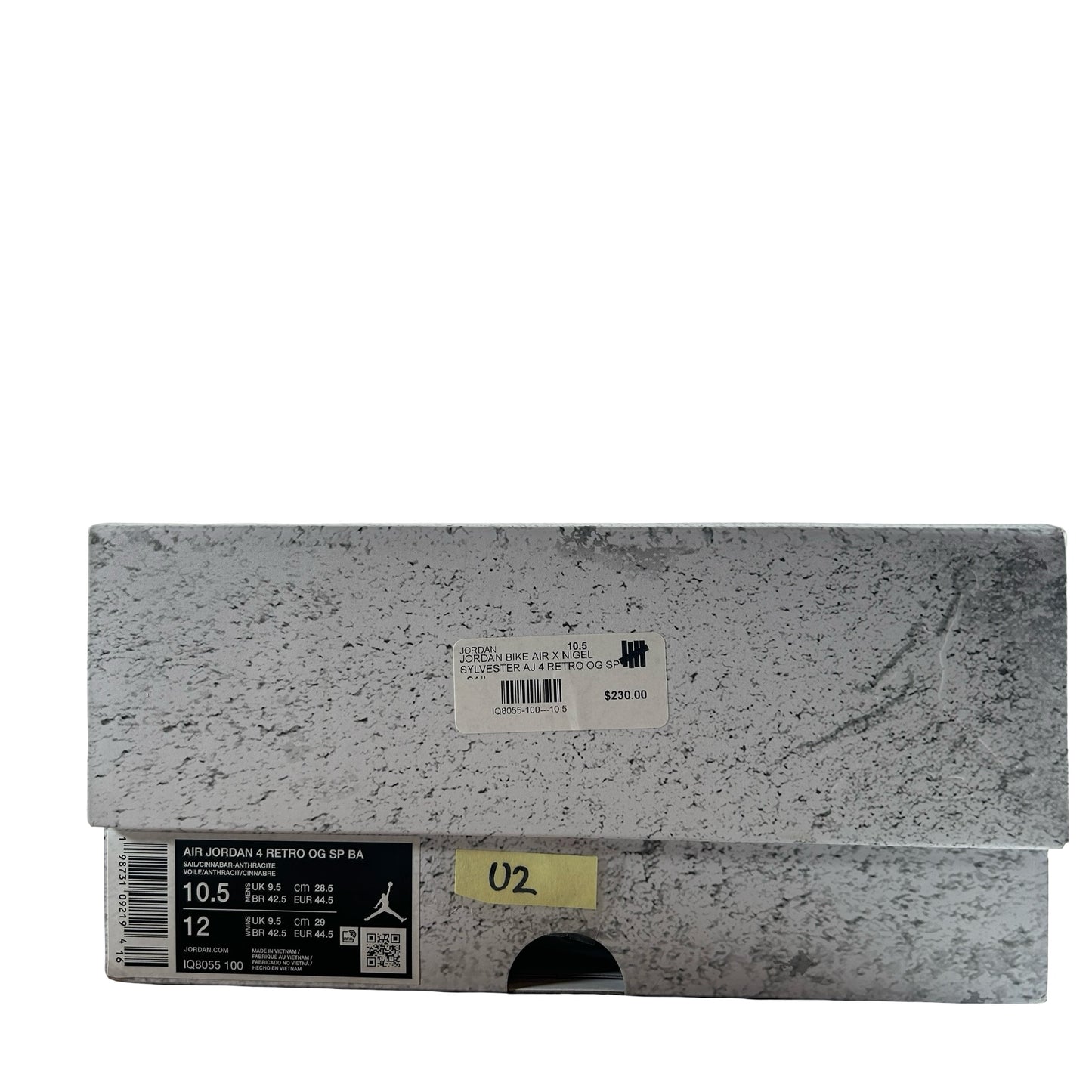 IQ8055 100 Air Jordan 4 Retro OG Nigel Sylvester Brick After Brick [USED] - 10.5 M (Used2)