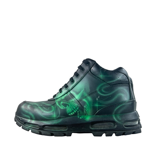 865031 009 Nike Air Max Goadome Black x STFU OG Green - 10.5 M (Used) (No Box)