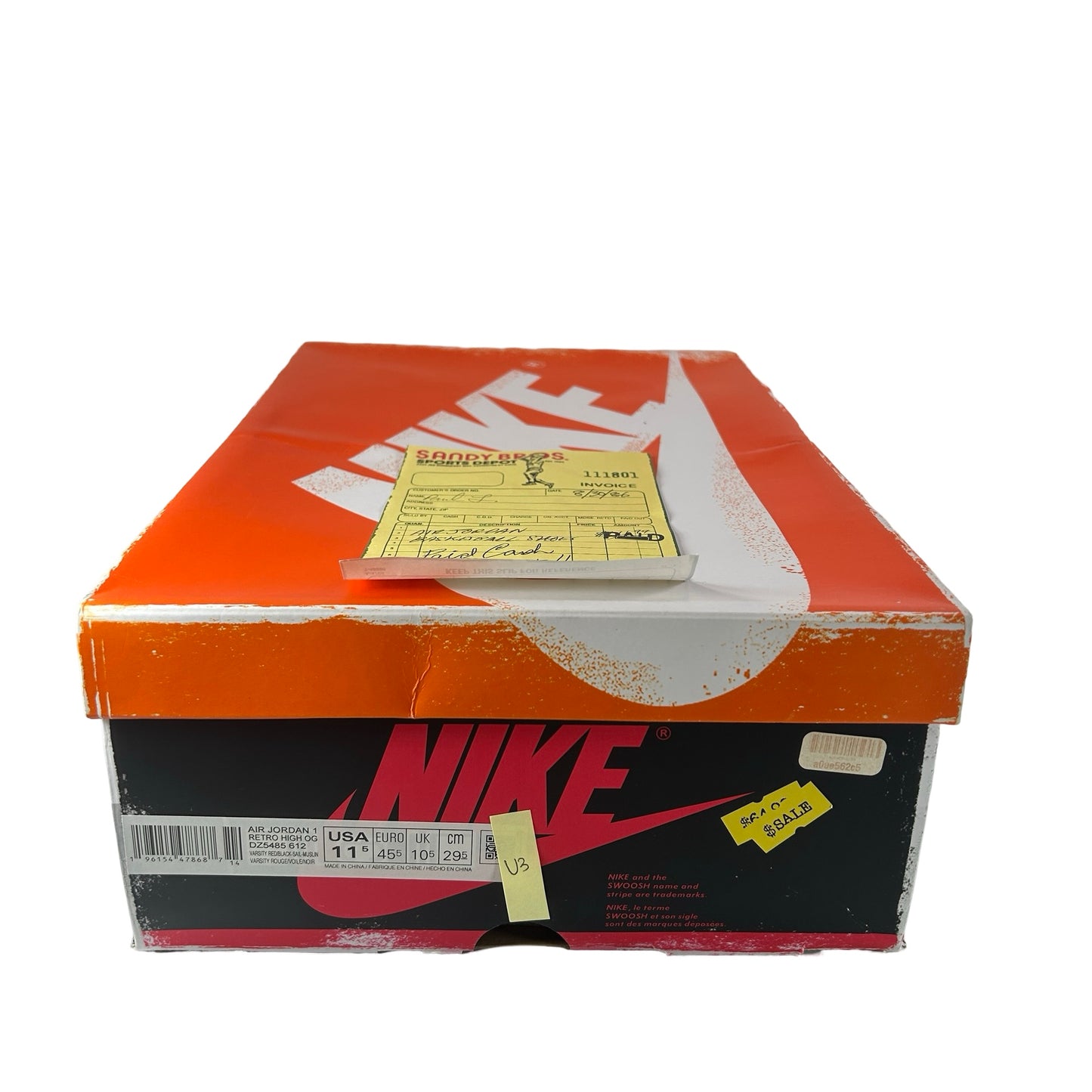 DZ5485 612 Jordan 1 Retro High OG Chicago Lost and Found [USED] - 11.5 M (Used3)