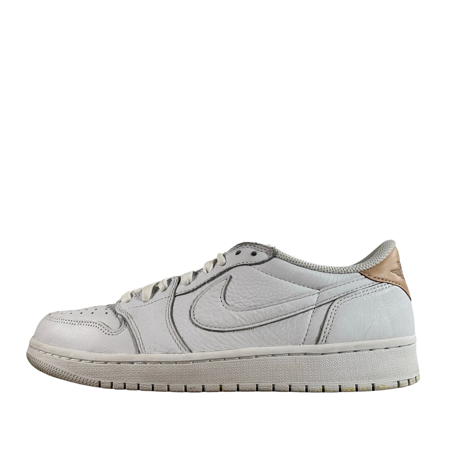 905136 100 Jordan 1 Retro Low OG White Vachetta [USED] - 8.5 M (Used)