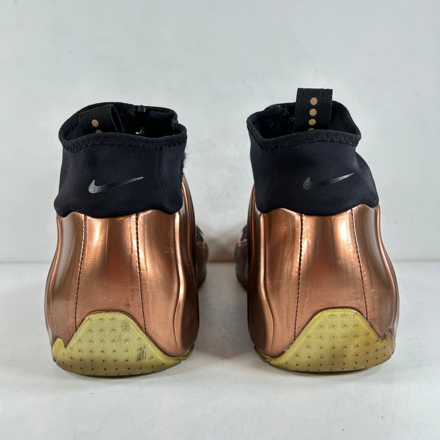 658109 800 Nike Air Flightposite Copper (2014) [USED] - 11.5 M (Used) (No Box)